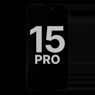 OLED Display für iPhone 15 Pro mit Light Sensor Flexkabel (ausgebautes Originalteil: Grade A)