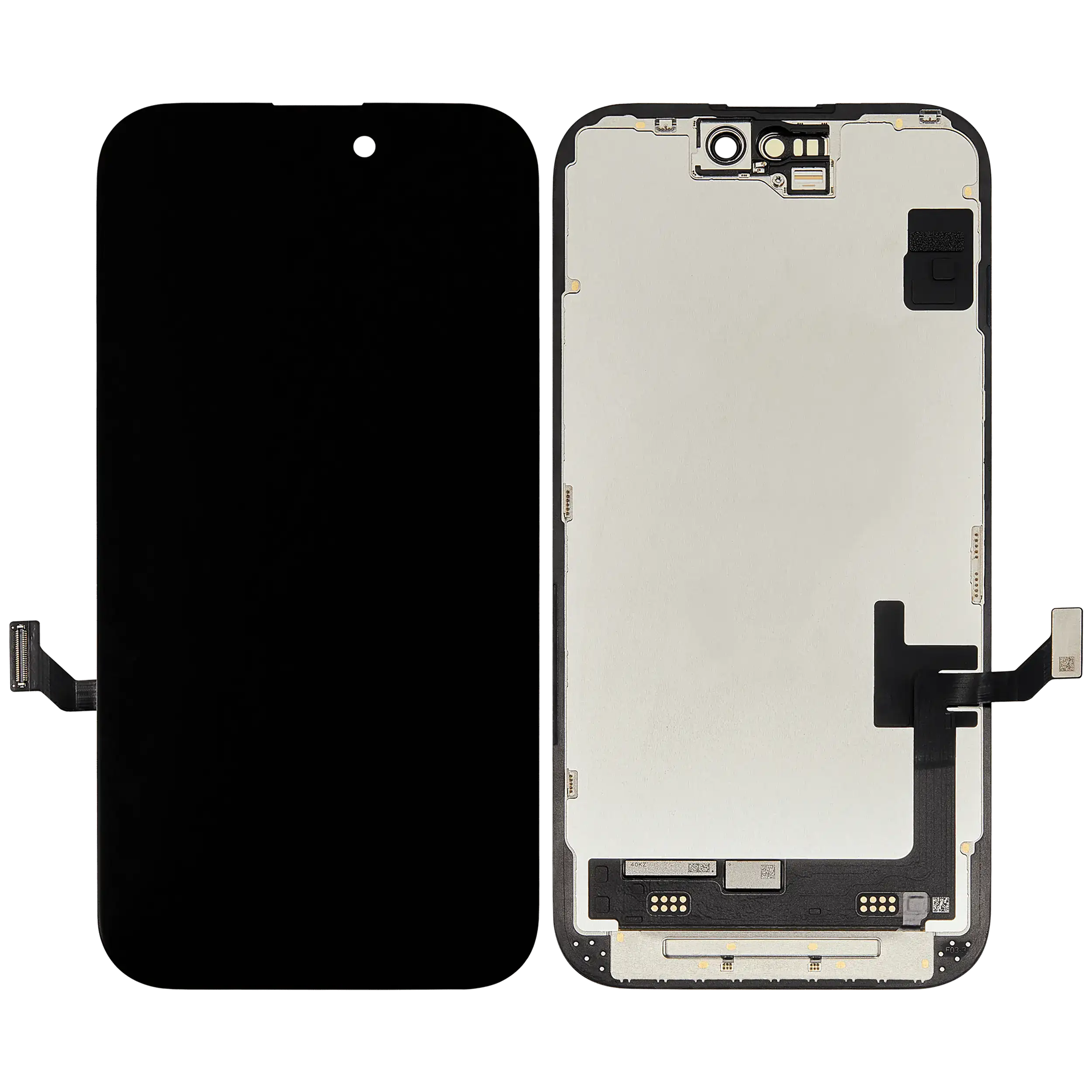 OLED Display für iPhone 15 mit Light Sensor Flexkabel (ausgebautes Originalteil: Grade A) – Bild 4