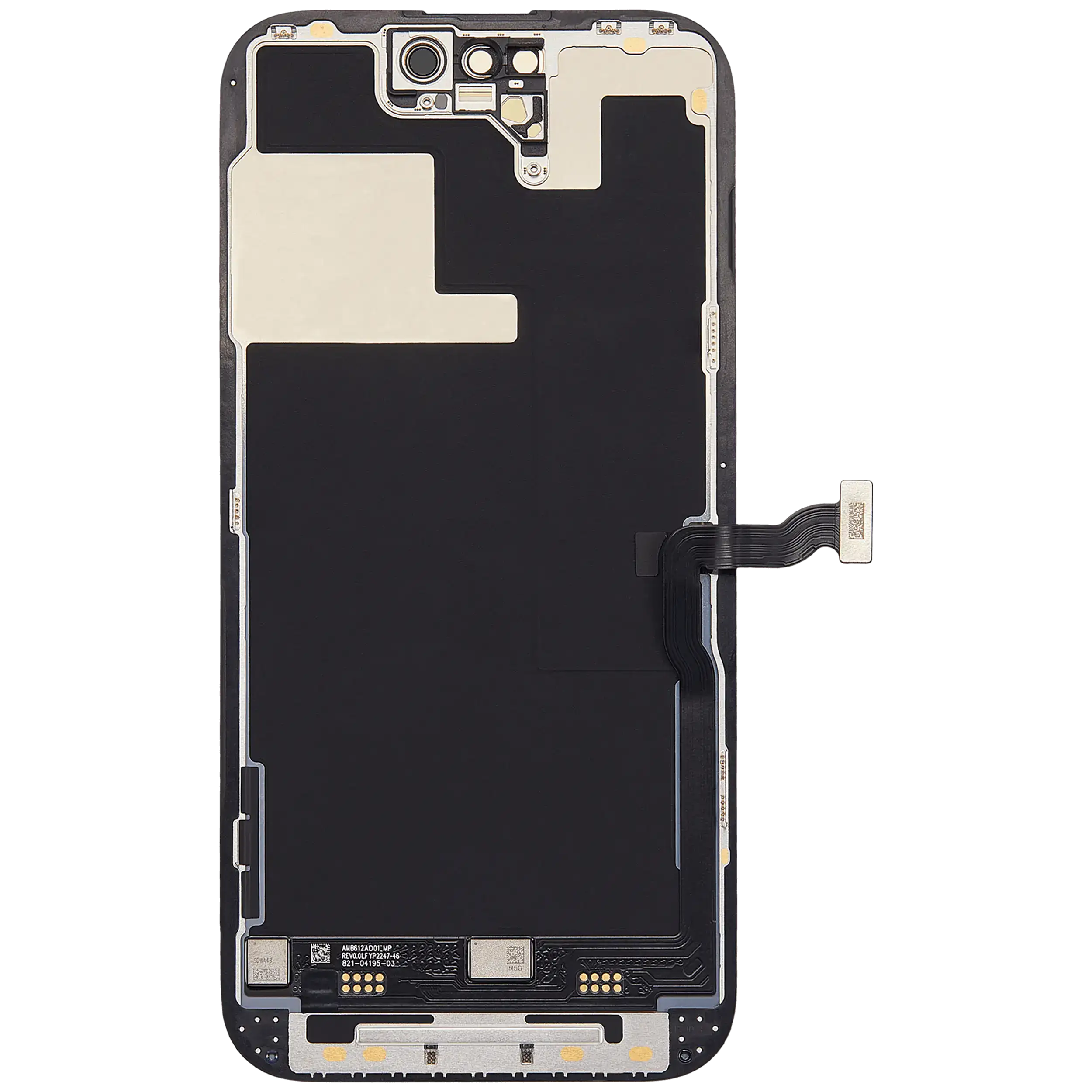 OLED Display für iPhone 14 Pro Max mit Light Sensor Flexkabel (ausgebautes Originalteil: Grade A) – Bild 3