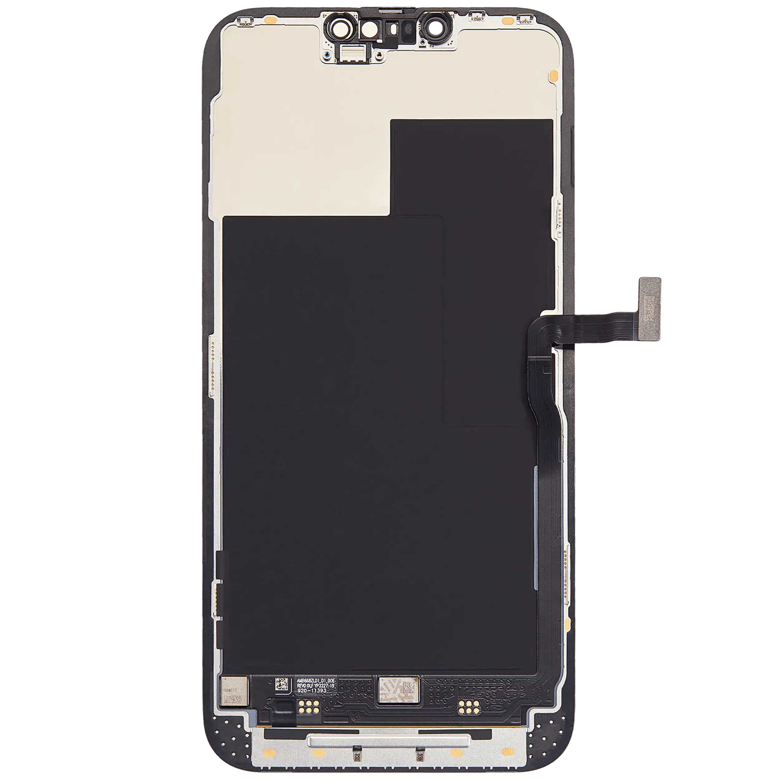OLED Display für iPhone 13 Pro Max mit Light Sensor Flexkabel (ausgebautes Originalteil: Grade A) – Bild 3