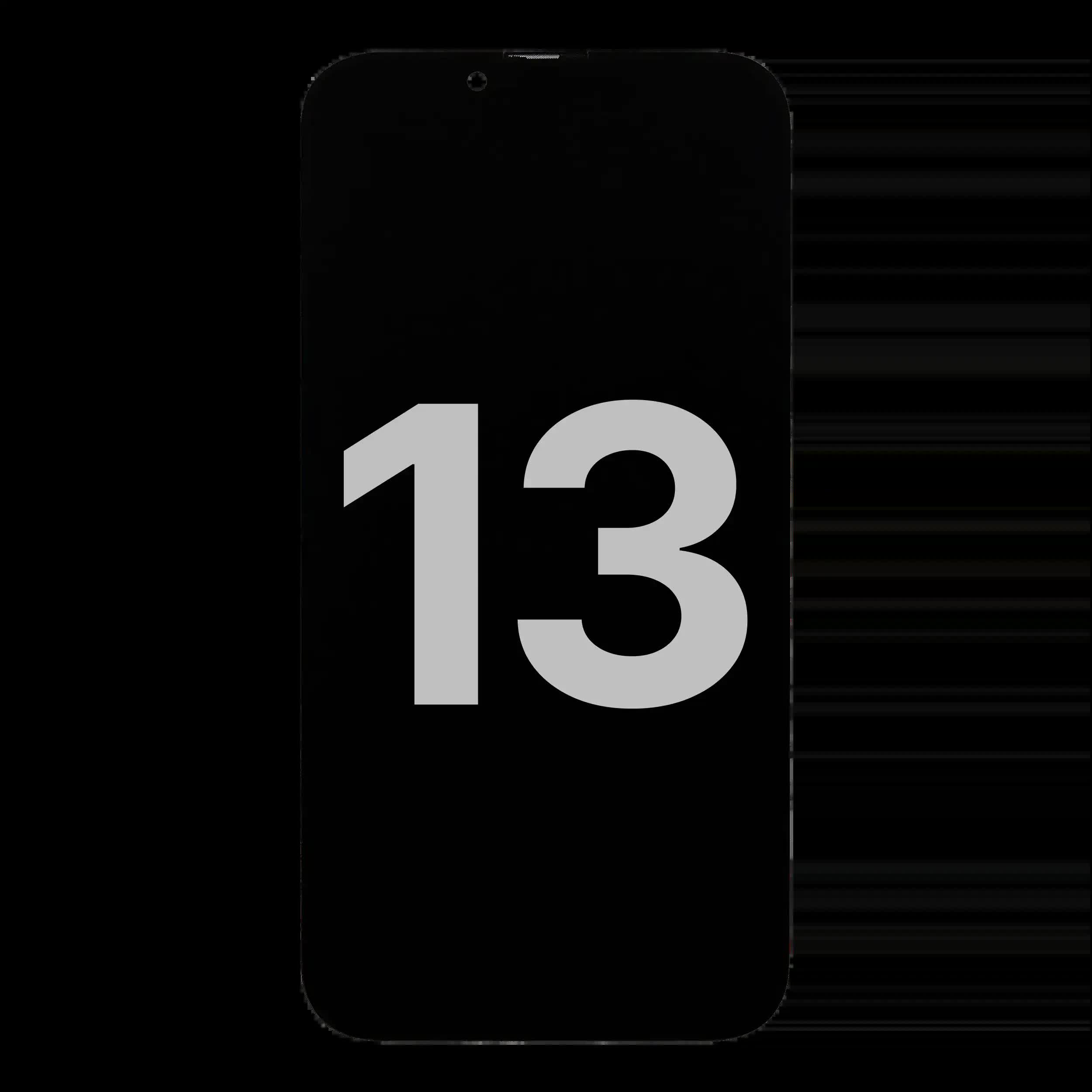 OLED Display für iPhone 13 mit Light Sensor Flexkabel (ausgebautes Originalteil: Grade A)
