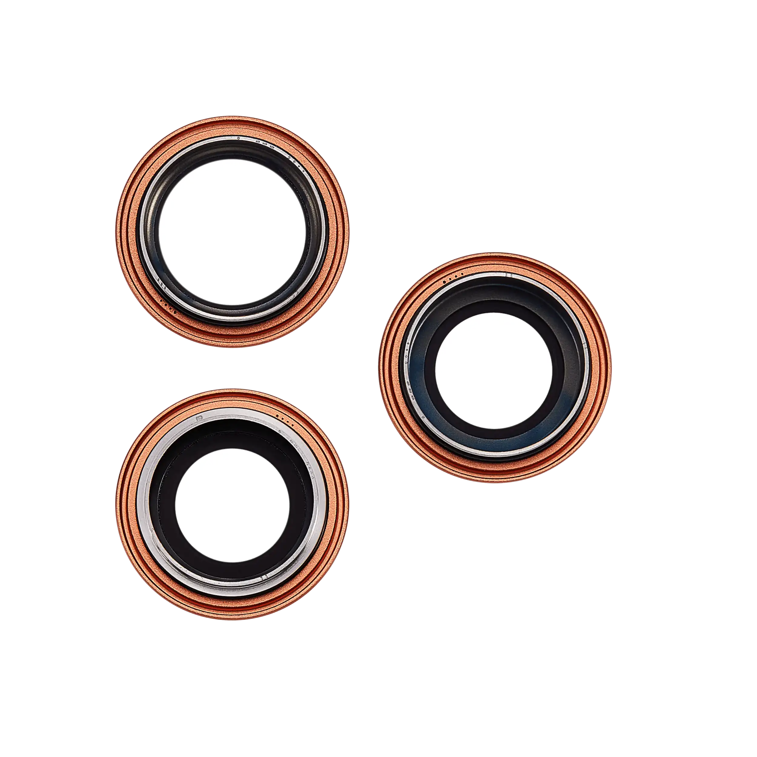 Rückkamera-Glas mit Halterung und Blende für iPhone 17 Pro/ 17 Pro Max (Premium) (Cosmic Orange) – Bild 3