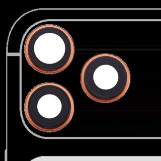 Rückkamera-Glas mit Halterung und Blende für iPhone 17 Pro/ 17 Pro Max (Premium) (Cosmic Orange)
