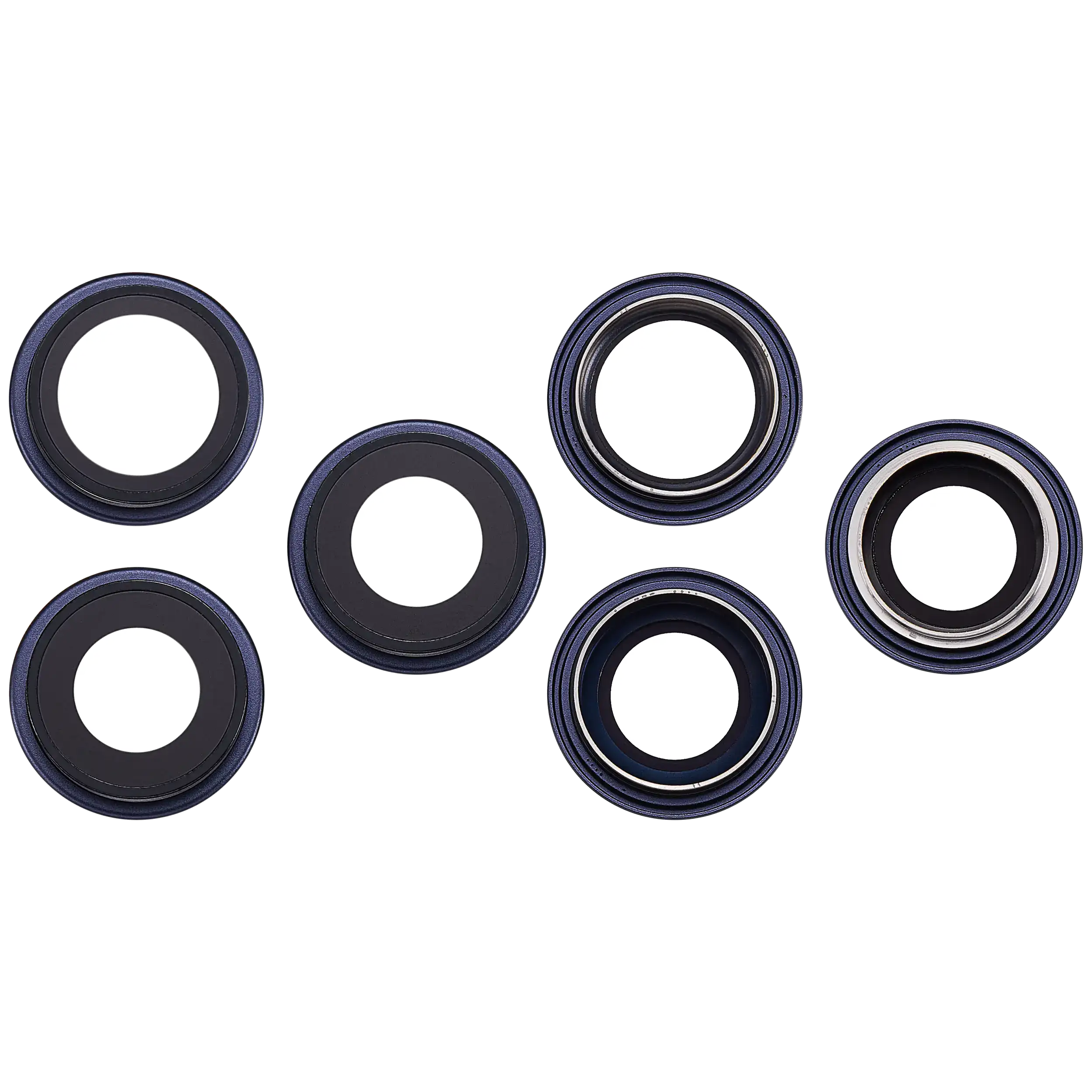 Rückkamera-Glas mit Halterung und Blende für iPhone 17 Pro/ 17 Pro Max (Premium) (Deep Blue) – Bild 2