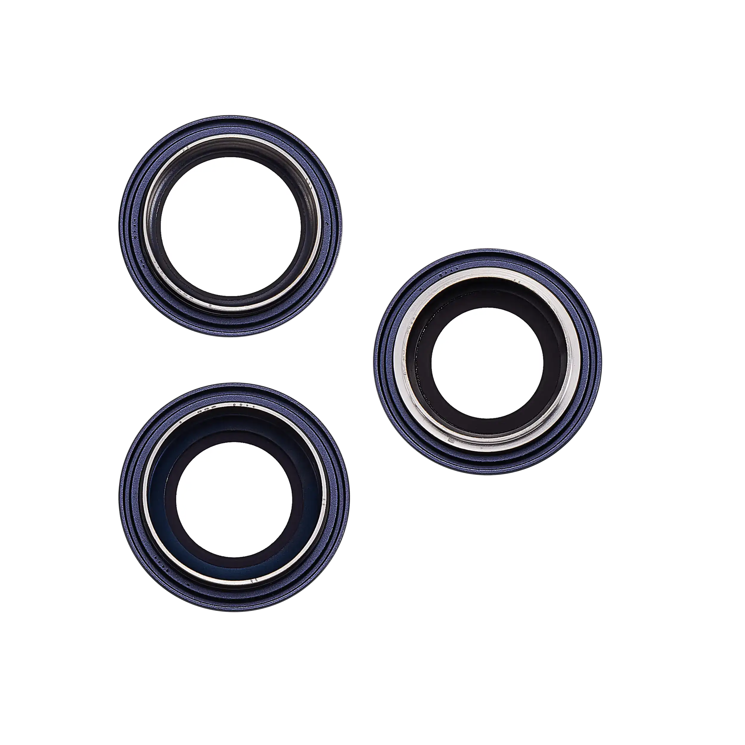 Rückkamera-Glas mit Halterung und Blende für iPhone 17 Pro/ 17 Pro Max (Premium) (Deep Blue) – Bild 3