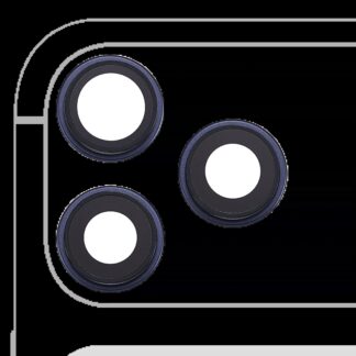 Rückkamera-Glas mit Halterung und Blende für iPhone 17 Pro/ 17 Pro Max (Premium) (Deep Blue)