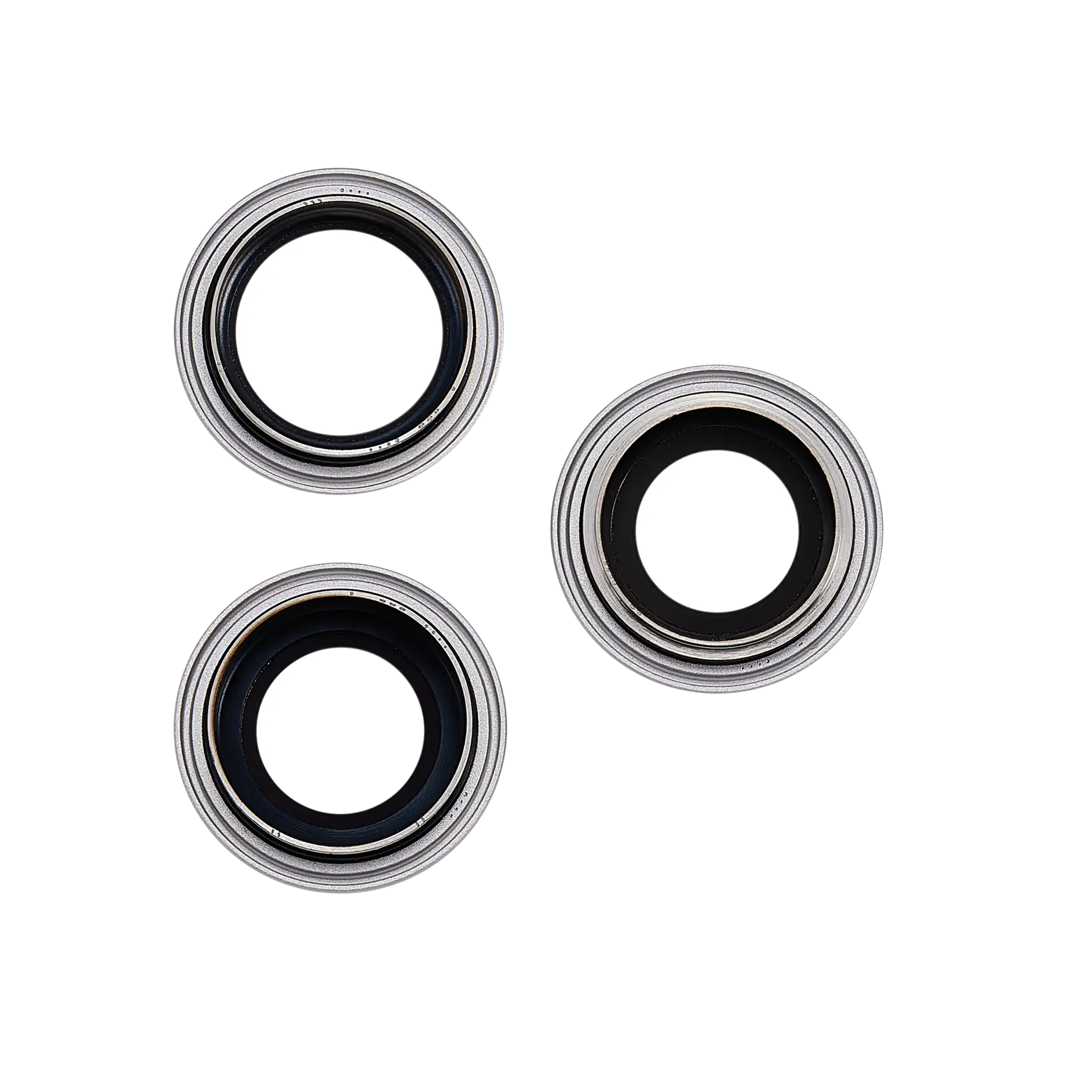 Rückkamera-Glas mit Halterung und Blende für iPhone 17 Pro/ 17 Pro Max (Premium) (Silver (Silber)) – Bild 3