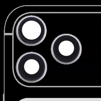 Rückkamera-Glas mit Halterung und Blende für iPhone 17 Pro/ 17 Pro Max (Premium) (Silver (Silber))