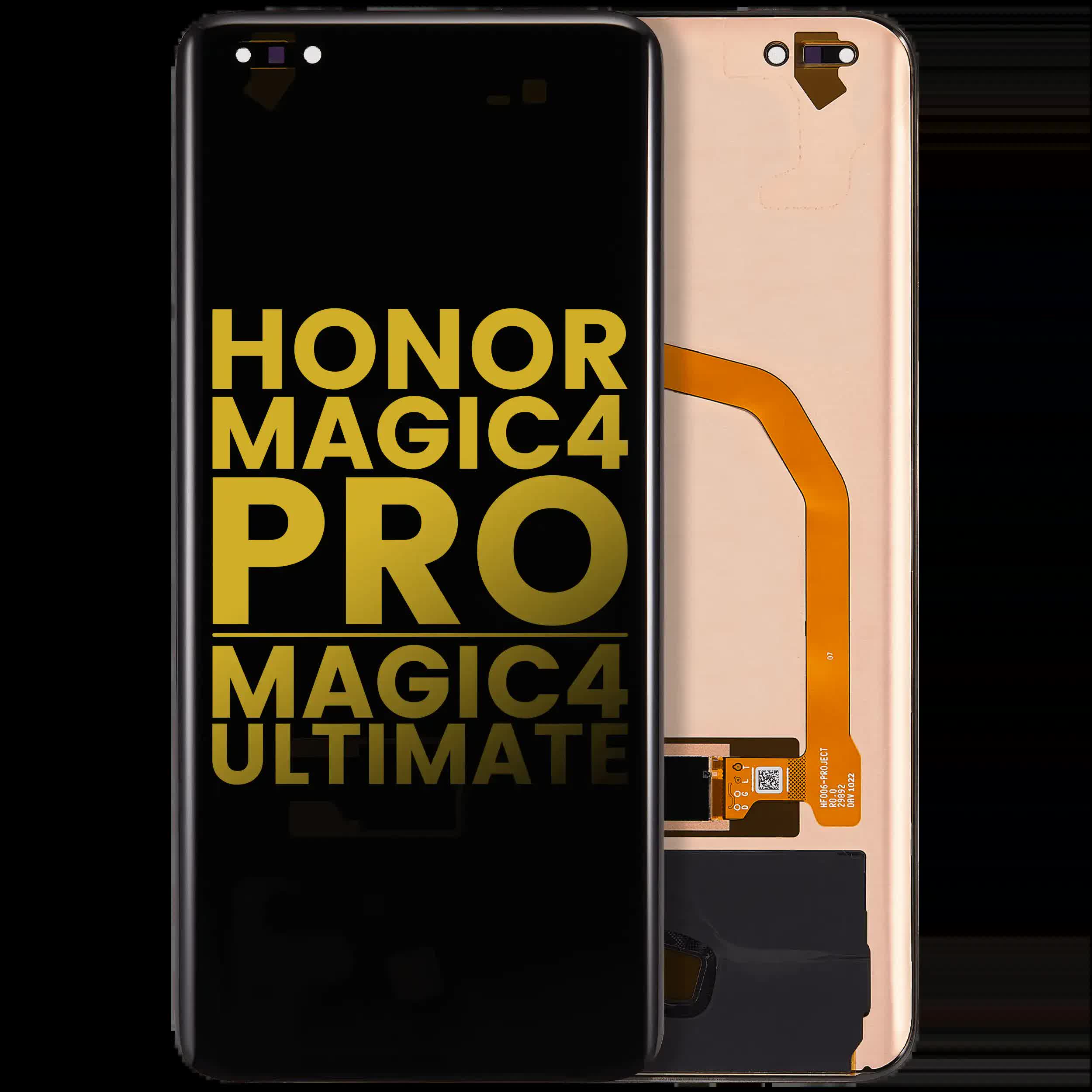 OLED Display ohne Rahmen für Honor Magic4 Pro / Honor Magic4 Ultimate (professionell aufgearbeitet)