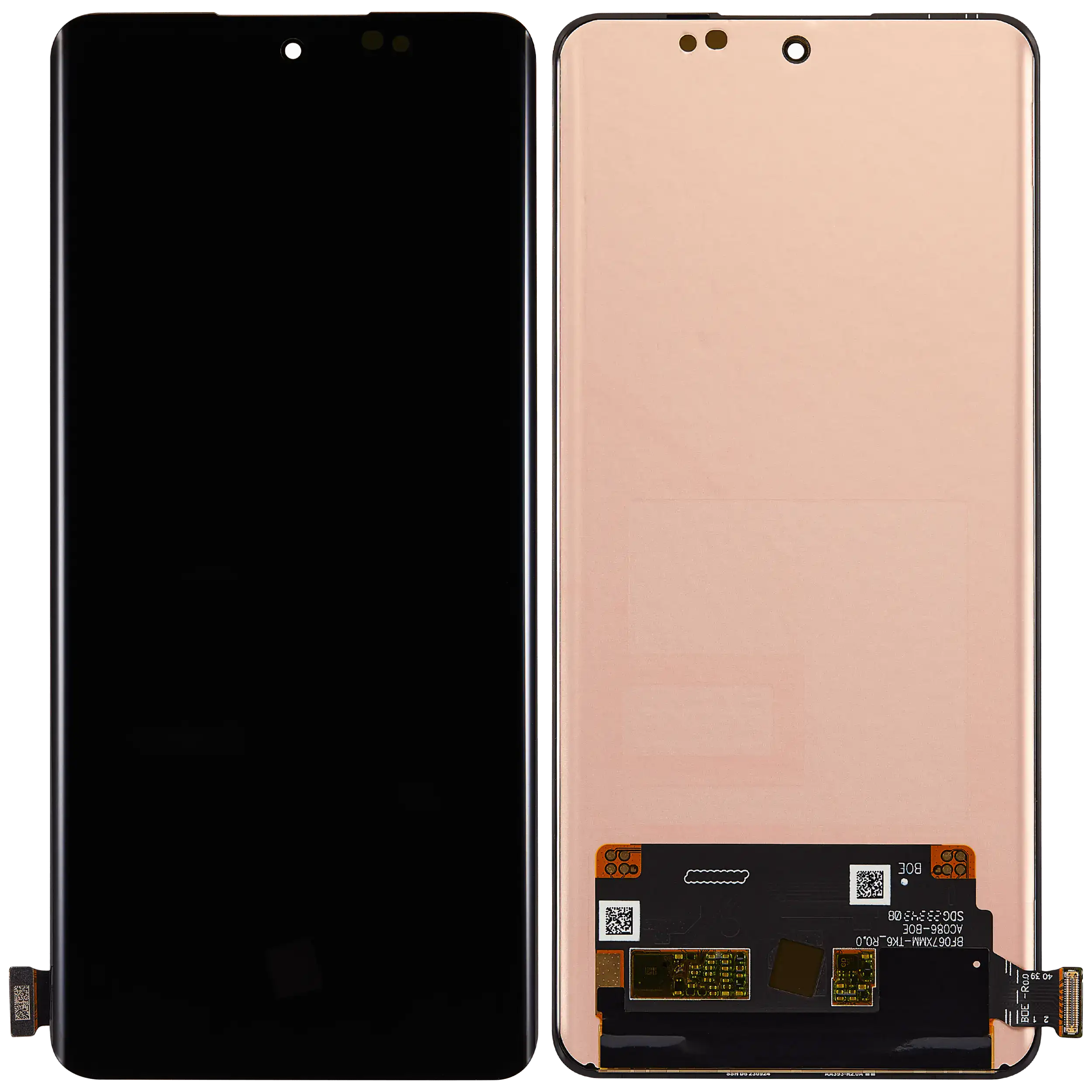 OLED Display ohne Rahmen für Oppo Reno11 / Reno11 Pro (professionell aufgearbeitet) – Bild 2
