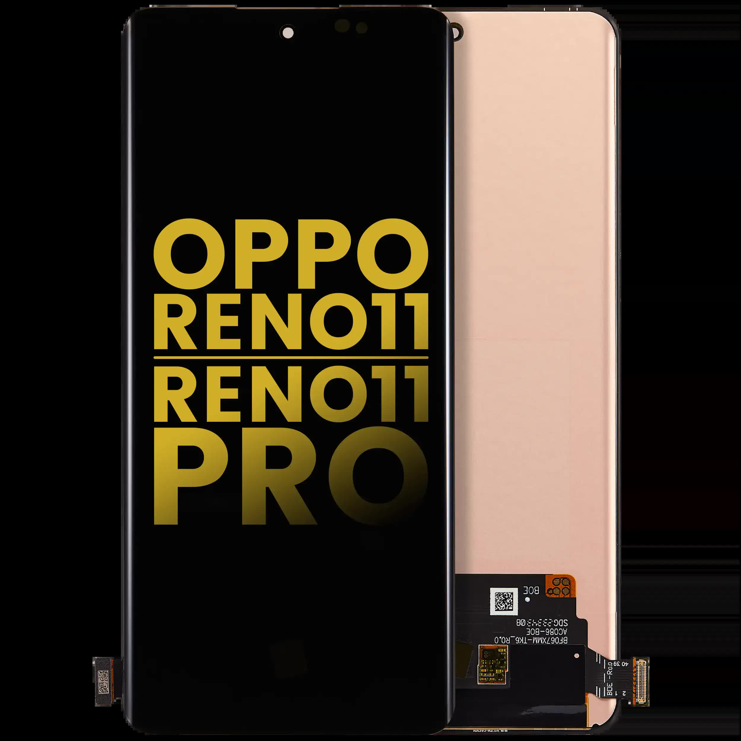 OLED Display ohne Rahmen für Oppo Reno11 / Reno11 Pro (professionell aufgearbeitet)