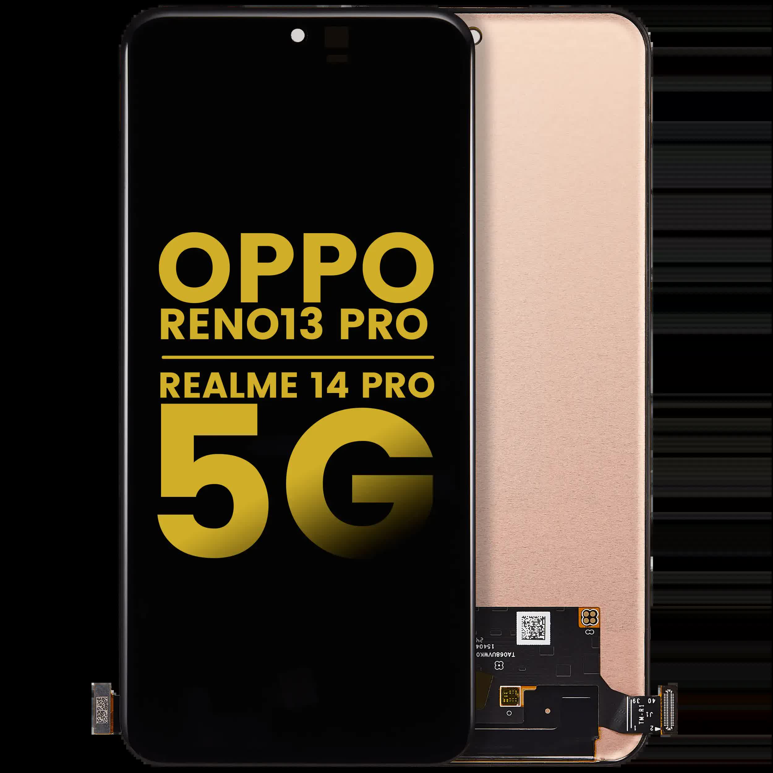 OLED Display ohne Rahmen für Oppo Reno13 Pro / Realme 14 Pro+ (professionell aufgearbeitet)