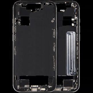 Mittelrahmen mit Ladebuchsen-Flex und Kleinteilen für iPhone Air (US / EU Version) (ausgebautes Originalteil: Grade A) (Sky Blue)