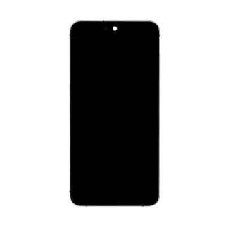 OLED Display mit Rahmen für Samsung Galaxy S25 FE 5G (US & International Version) (professionell aufgearbeitet) (White (Weiß))