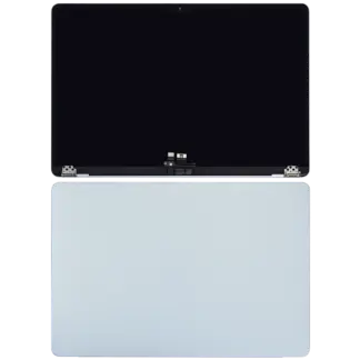 komplette LCD-Displayeinheit für MacBook Air 15" (A3241 / Early 2025) (vormontiert Lid Angle Sensor Kabel) (ausgebautes Originalteil: Grade A) (Sky Blue)