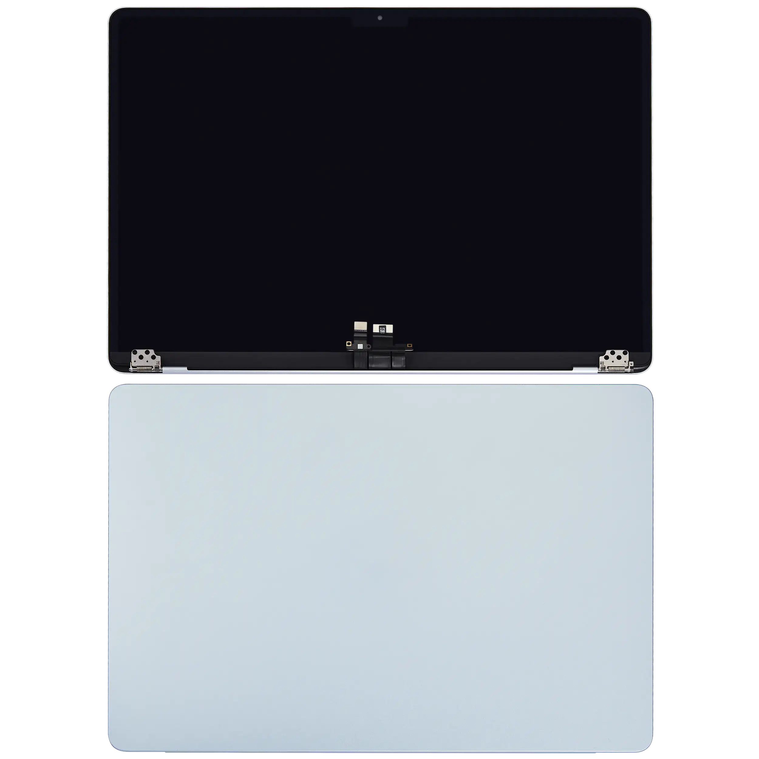 komplette LCD-Displayeinheit für MacBook Air 15" (A3241 / Early 2025) (vormontiert Lid Angle Sensor Kabel) (ausgebautes Originalteil: Grade A) (Sky Blue) – Bild 2
