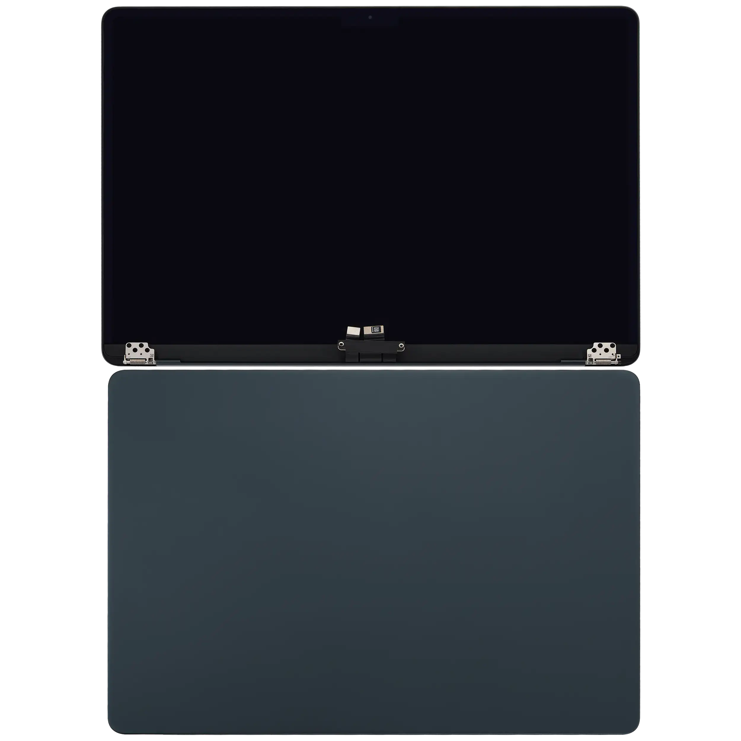 komplette LCD-Displayeinheit für MacBook Air 15" (A3241 / Early 2025) (vormontiert Lid Angle Sensor Kabel) (ausgebautes Originalteil: Grade A) (Midnight) – Bild 2