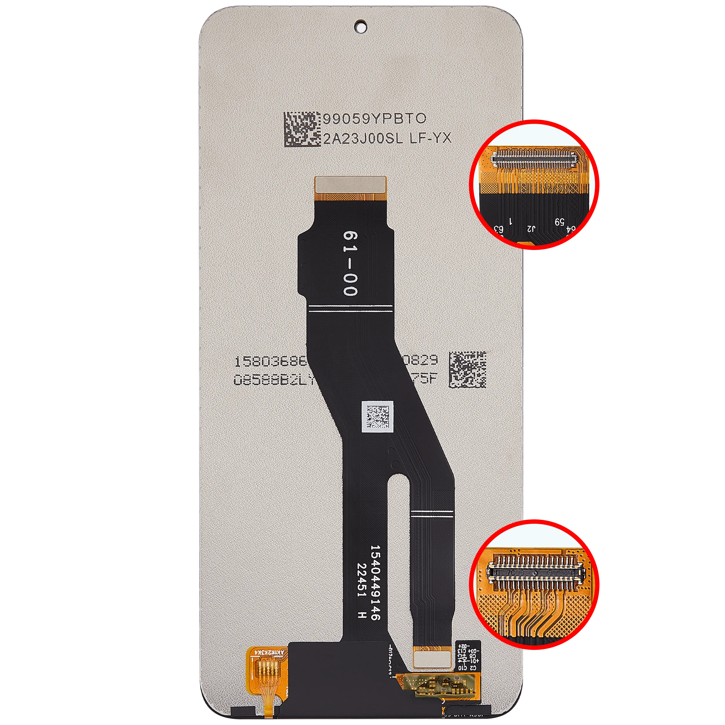 LCD Display ohne Rahmen für Honor X8A / X50i / 90 Lite (Aftermarket Plus) – Bild 2