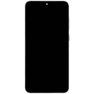 OLED Display mit Rahmen für Samsung Galaxy S24 Plus 5G (US & International Version) (Aftermarket Plus) (Amber Yellow)