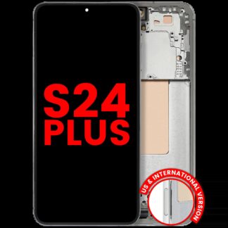 OLED Display mit Rahmen für Samsung Galaxy S24 Plus 5G (US & International Version) (Aftermarket Plus) (Jade Green)