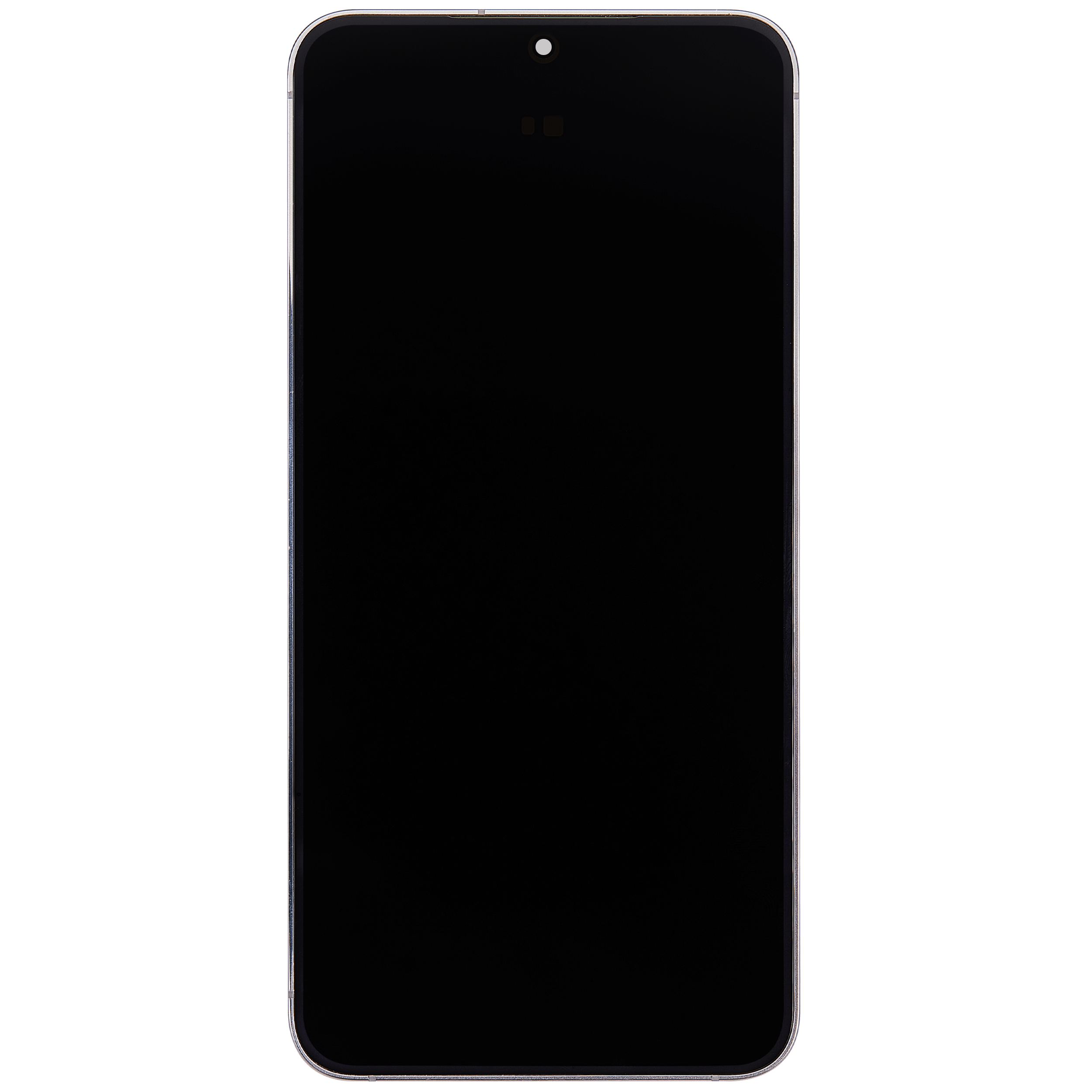 OLED Display mit Rahmen für Samsung Galaxy S25 Plus 5G (US & International Version) (Aftermarket Plus) (Silver Shadow) – Bild 3