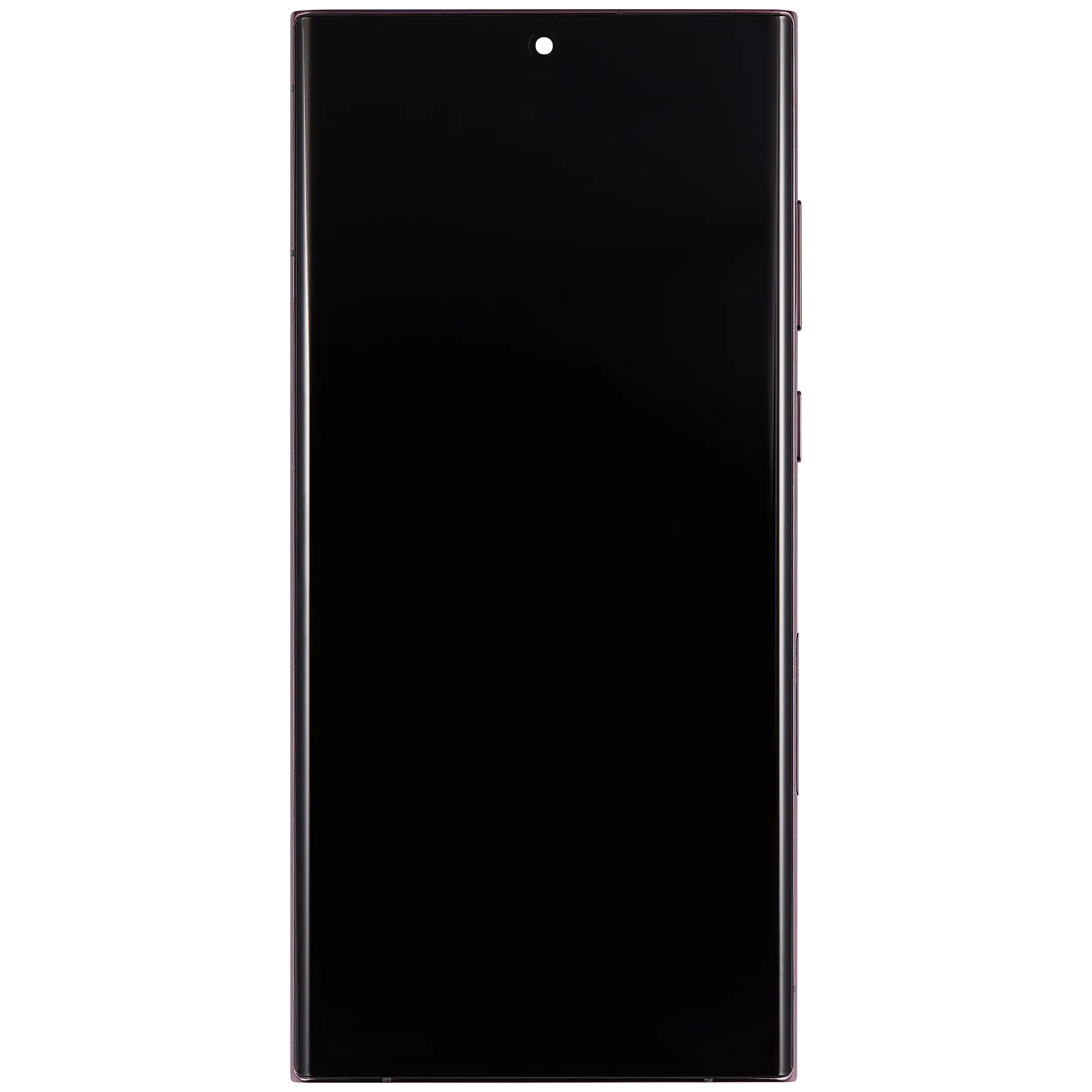 OLED Display mit Rahmen für Samsung Galaxy S22 Ultra 5G (US & International Version) (Aftermarket Pro) (120Hz) (Burgundy) – Bild 4