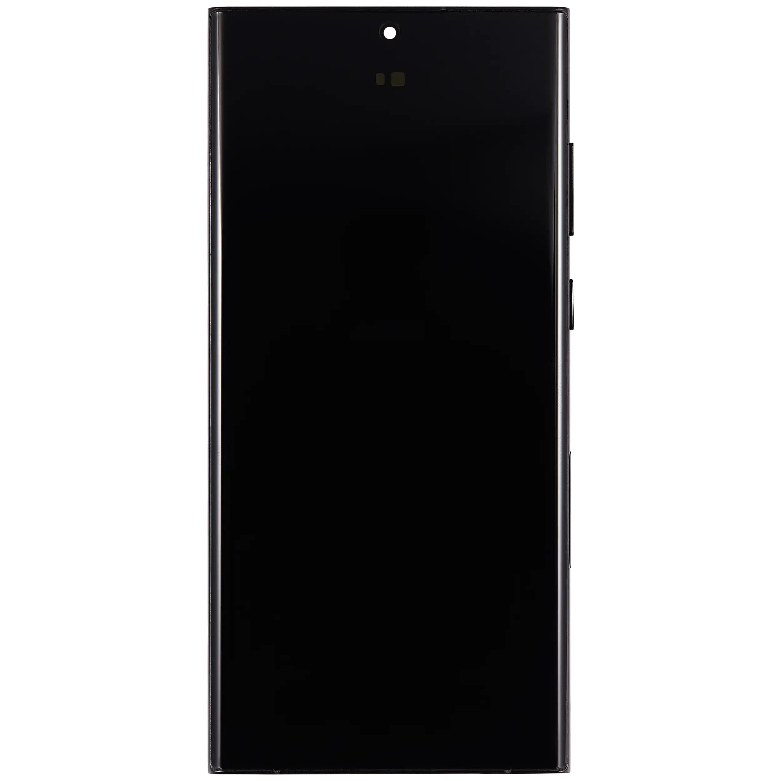 OLED Display mit Rahmen für Samsung Galaxy S22 Ultra 5G (US & International Version) (Aftermarket Pro) (120Hz) (Graphite / Sky Blue / Red) – Bild 4
