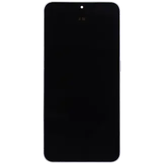 OLED Display mit Rahmen für Samsung Galaxy S25 Plus 5G (US & International Version) (Aftermarket Plus) (120Hz) (Icy Blue)