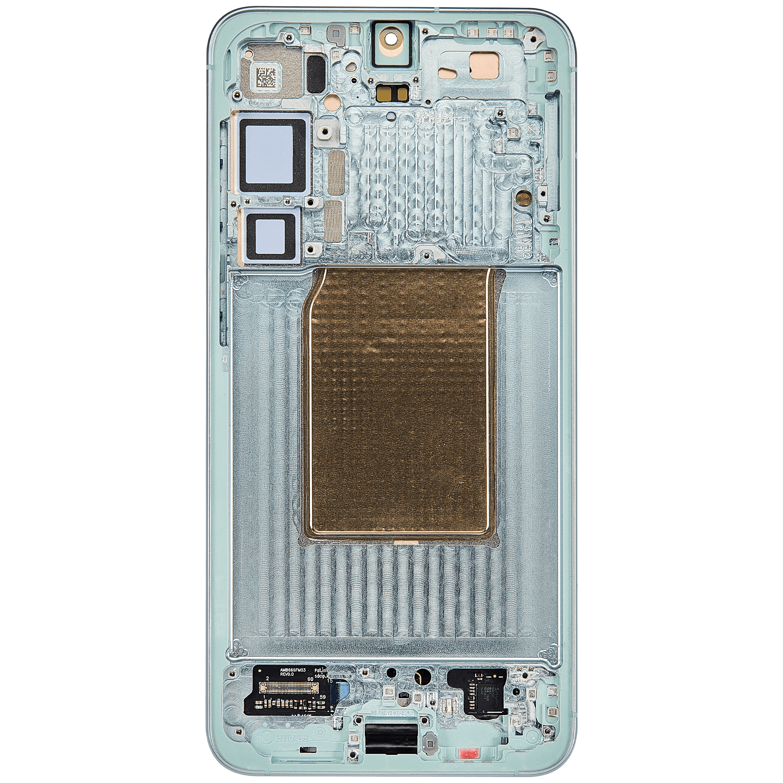 OLED Display mit Rahmen für Samsung Galaxy S25 Plus 5G (US & International Version) (Aftermarket Plus) (120Hz) (Mint) – Bild 4