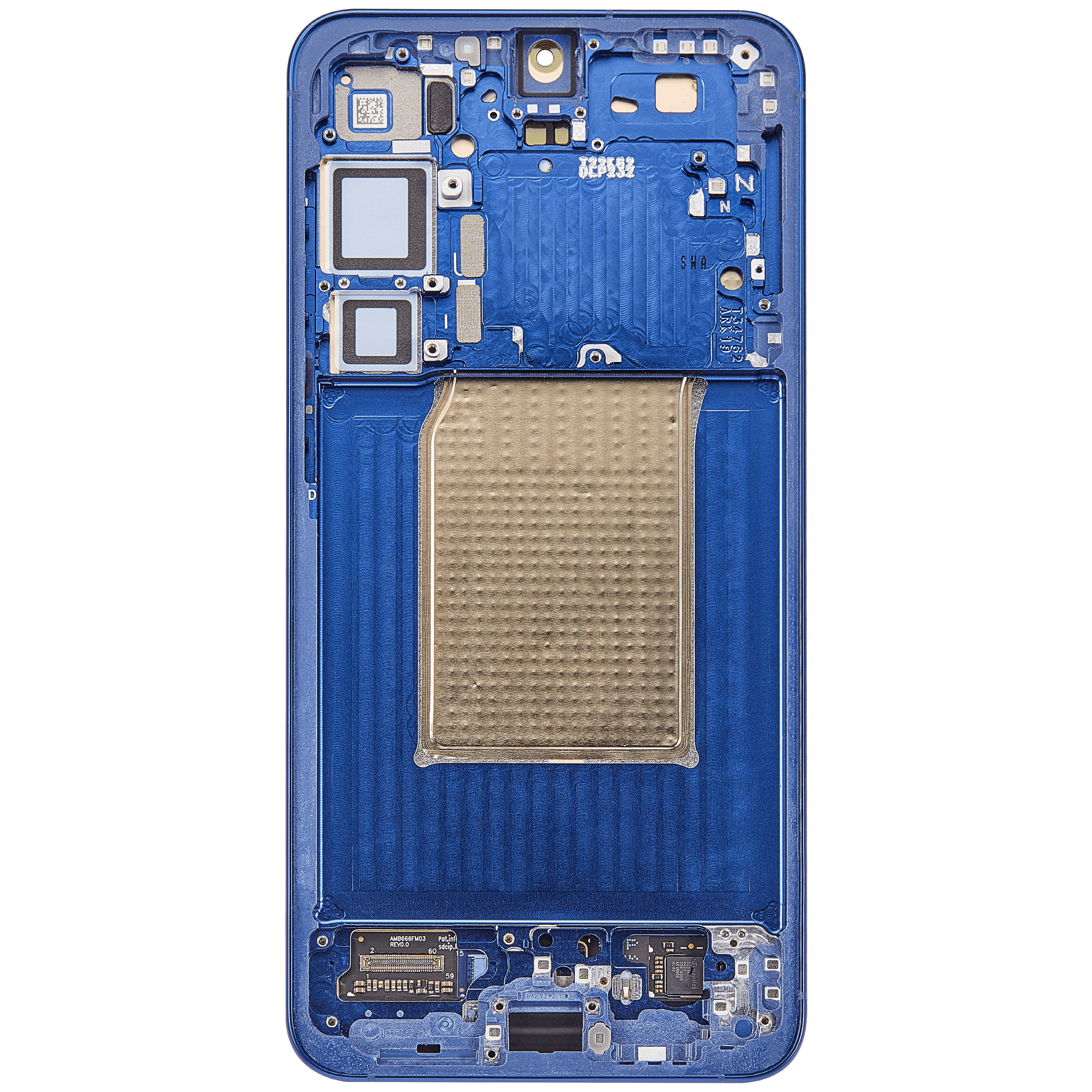 OLED Display mit Rahmen für Samsung Galaxy S25 Plus 5G (US & International Version) (Aftermarket Plus) (120Hz) (Navy) – Bild 3