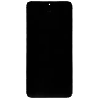 OLED Display mit Rahmen für Samsung Galaxy S24 Plus 5G (US & International Version) (Aftermarket Plus) (120Hz) (Marble Grey)