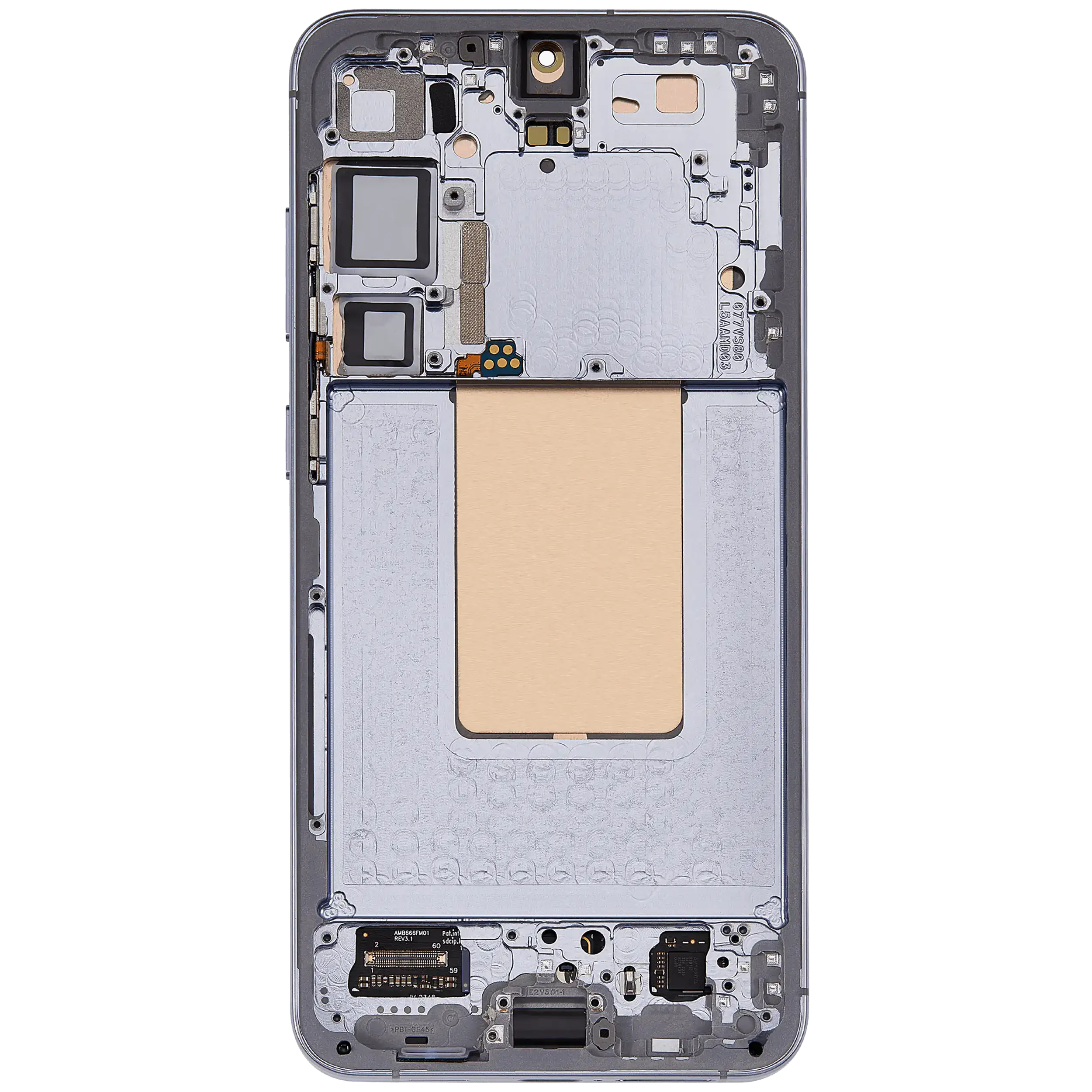 OLED Display mit Rahmen für Samsung Galaxy S24 Plus 5G (US & International Version) (Aftermarket Plus) (120Hz) (Sapphire Blue) – Bild 4
