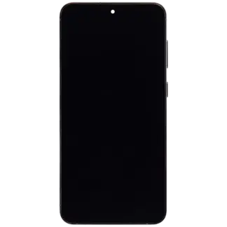OLED Display mit Rahmen für Samsung Galaxy S23 Plus (US & International) (Aftermarket Plus) (120Hz) (Phantom Black)