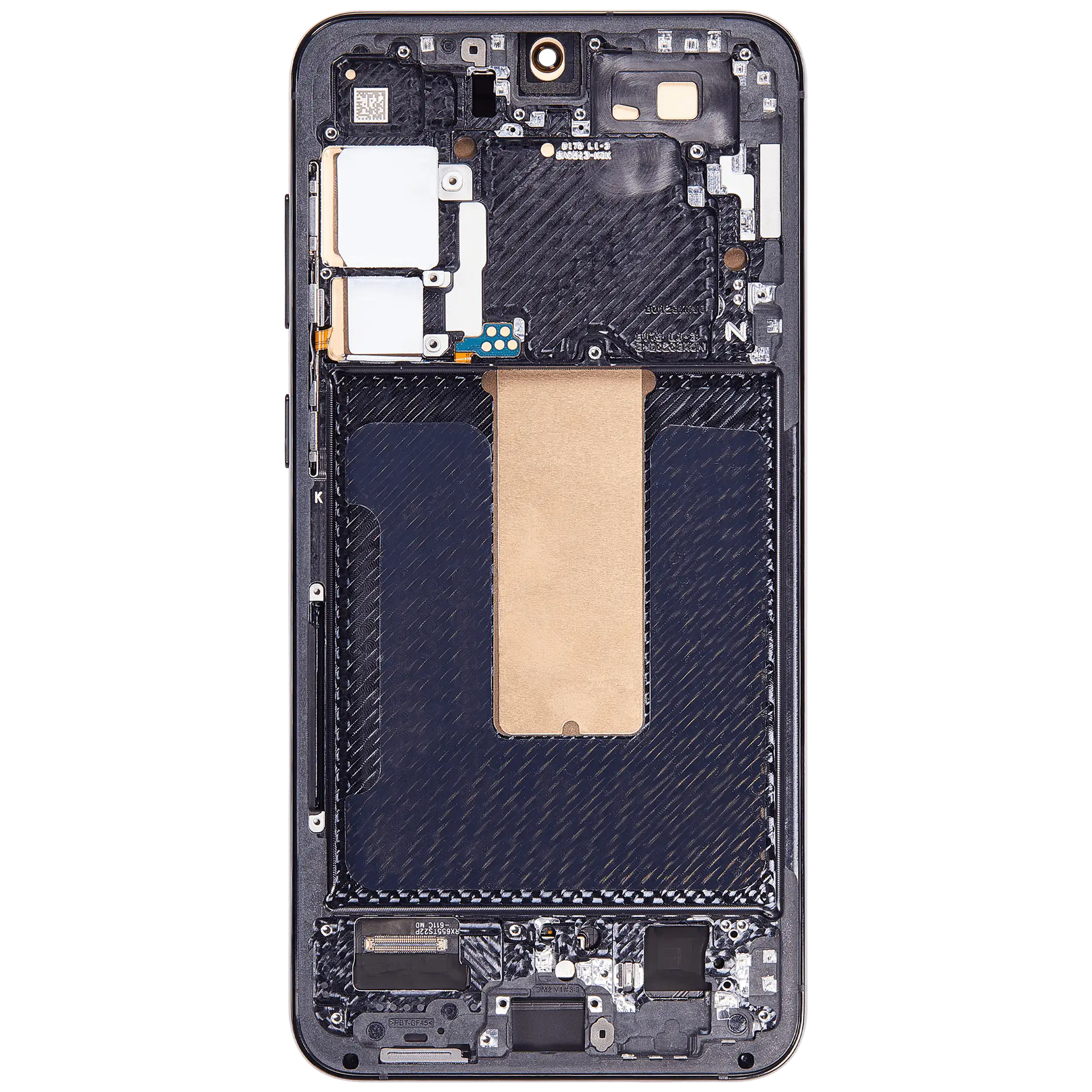 OLED Display mit Rahmen für Samsung Galaxy S23 Plus (US & International) (Aftermarket Plus) (120Hz) (Phantom Black) – Bild 4