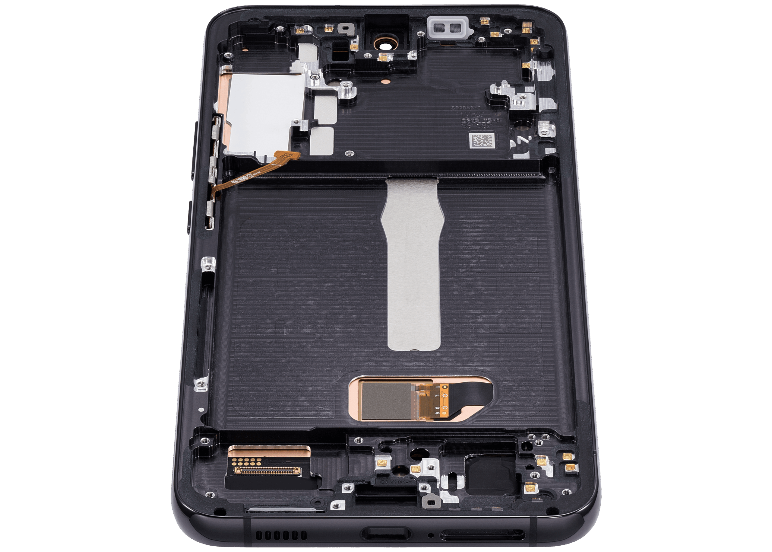 OLED Display mit Rahmen für Samsung Galaxy S22 Plus 5G (US & International Version) (Aftermarket Plus) (120Hz) (Phantom Black) – Bild 3