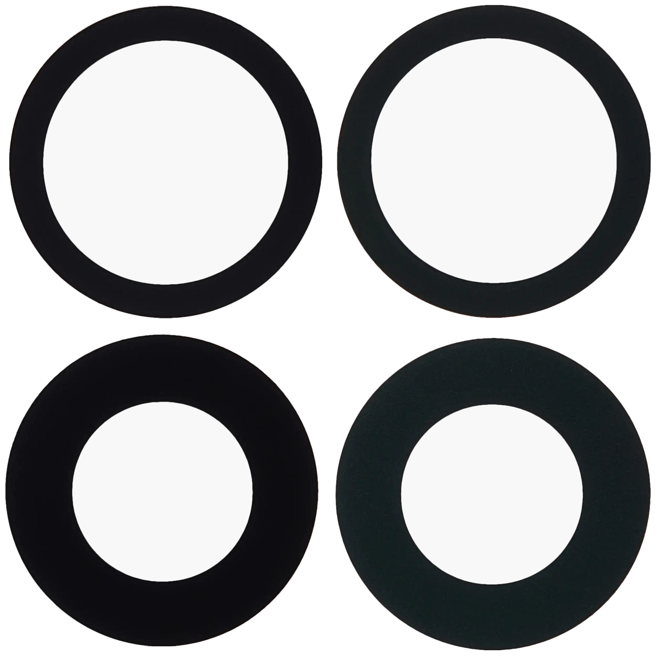 Rückkamera-Glas (nur Glas) mit Klebefolie für iPhone 16 / 16 Plus (2-teiliges Set) (Aftermarket Plus) – Bild 2