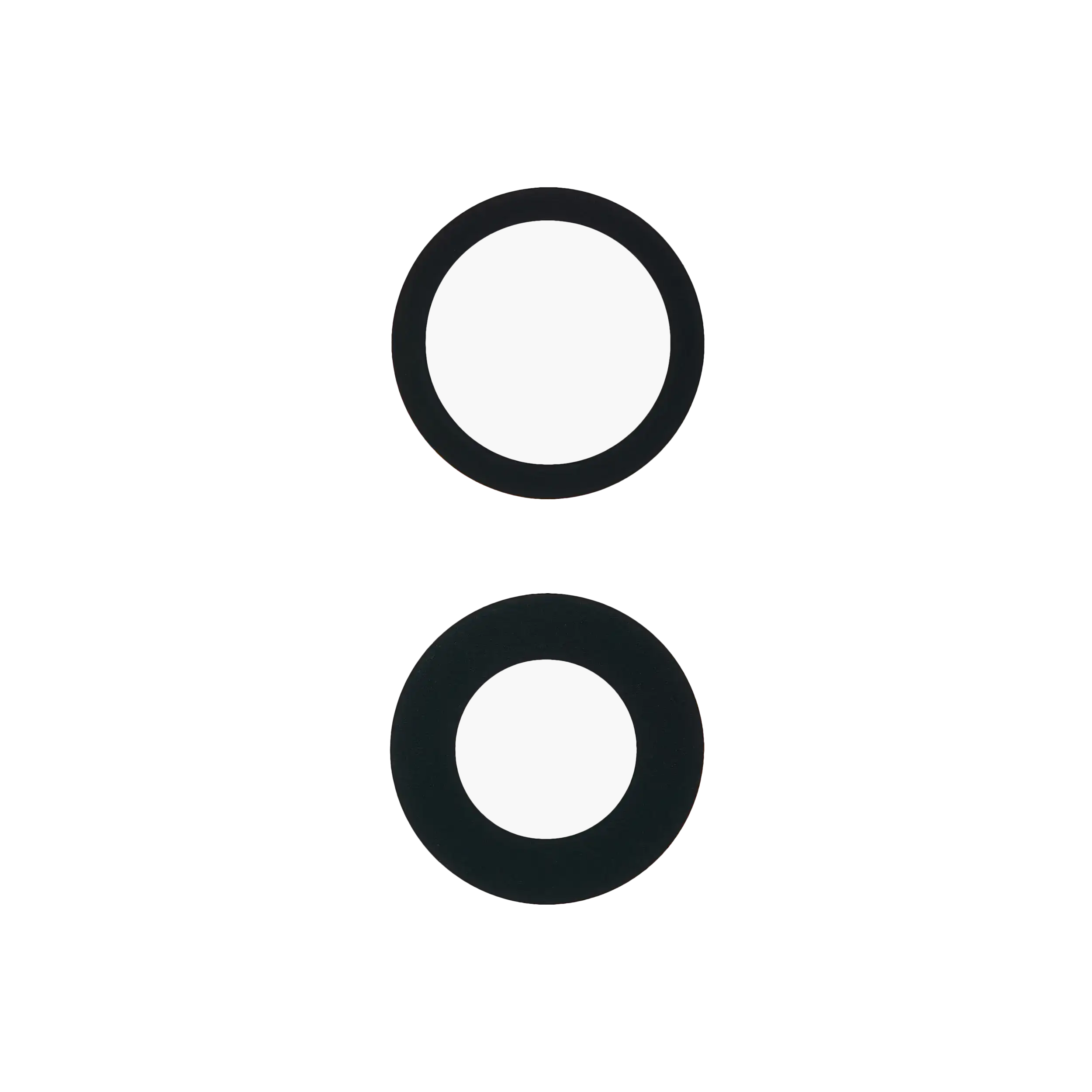 Rückkamera-Glas (nur Glas) mit Klebefolie für iPhone 16 / 16 Plus (2-teiliges Set) (Aftermarket Plus) – Bild 3
