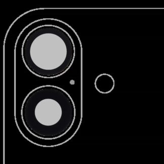 Rückkamera-Glas (nur Glas) mit Klebefolie für iPhone 16 / 16 Plus (2-teiliges Set) (Aftermarket Plus)