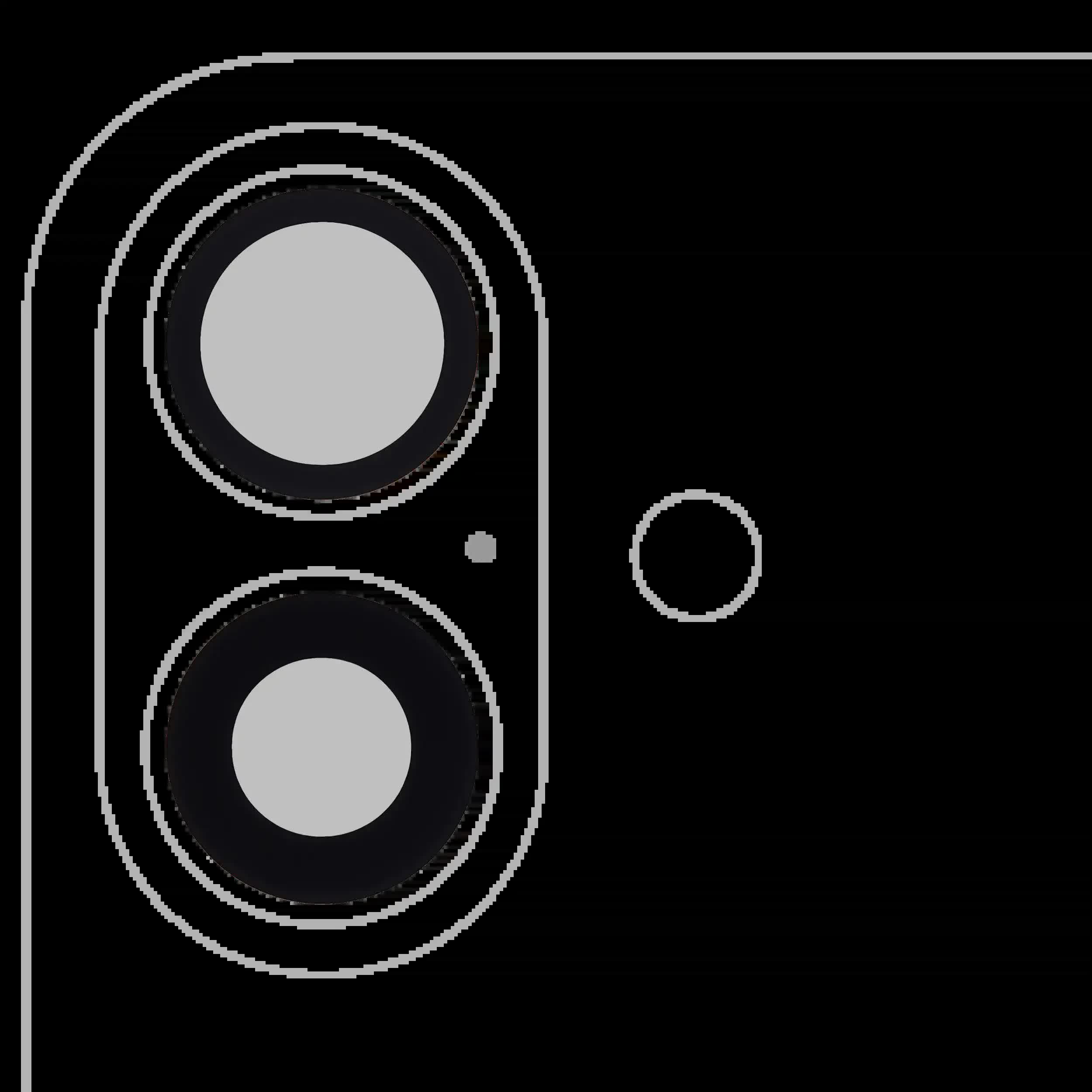 Rückkamera-Glas (nur Glas) mit Klebefolie für iPhone 16 / 16 Plus (2-teiliges Set) (Aftermarket Plus)