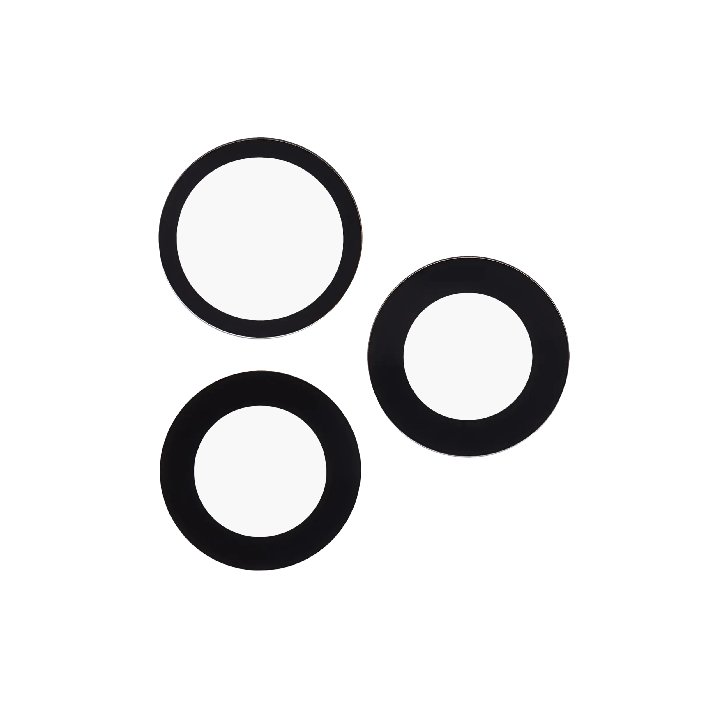 Rückkamera-Glas (nur Glas) mit Klebefolie für iPhone 17 Pro / 17 Pro Max (3-teiliges Set) (Aftermarket Plus) (10er-Pack) – Bild 3