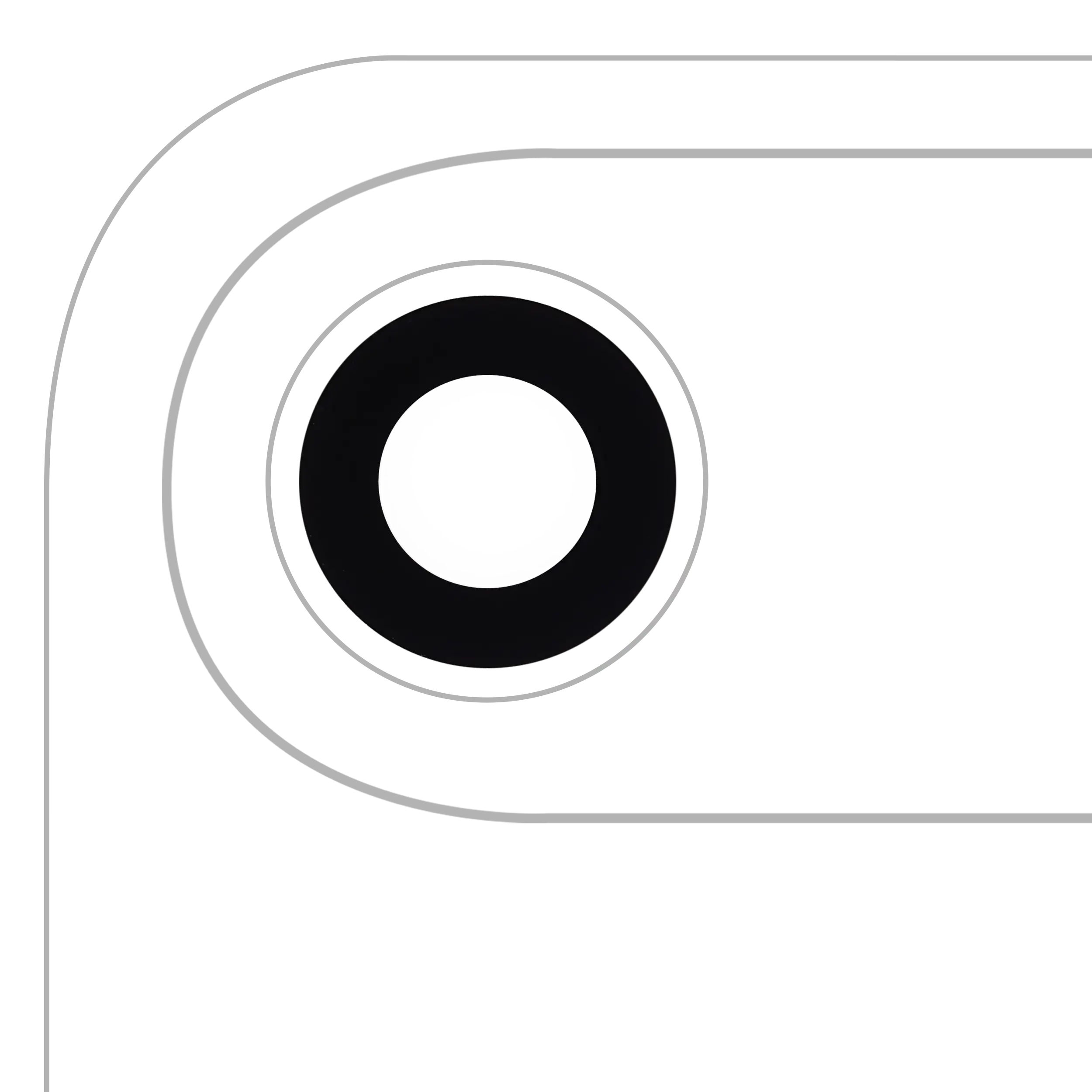 Rückkamera-Glas (nur Glas) mit Klebefolie für iPhone Air (Aftermarket Plus) – Bild 4