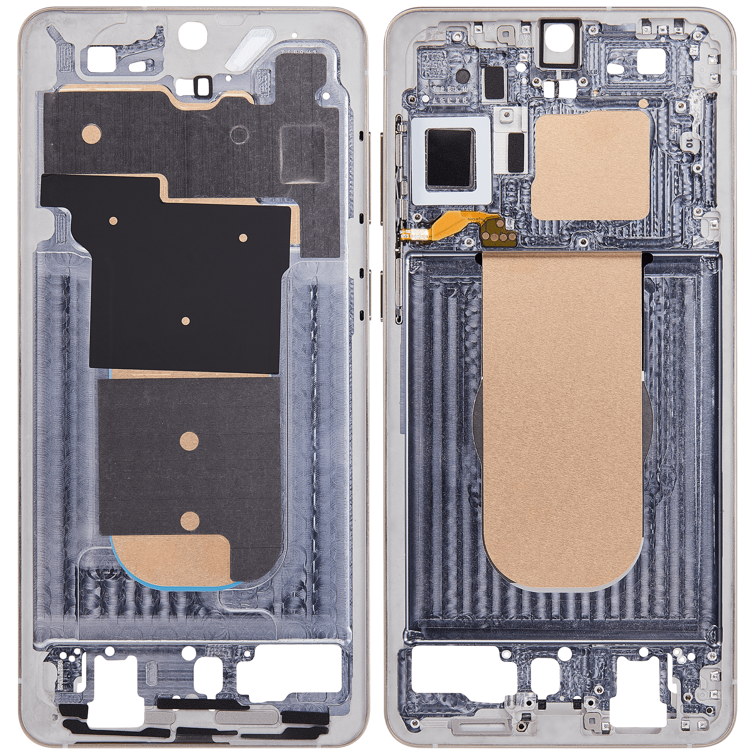 Mittelrahmen für Samsung Galaxy S25 Edge 5G (US & International Version) (Titanium Icyblue / Titanium Silver) – Bild 2