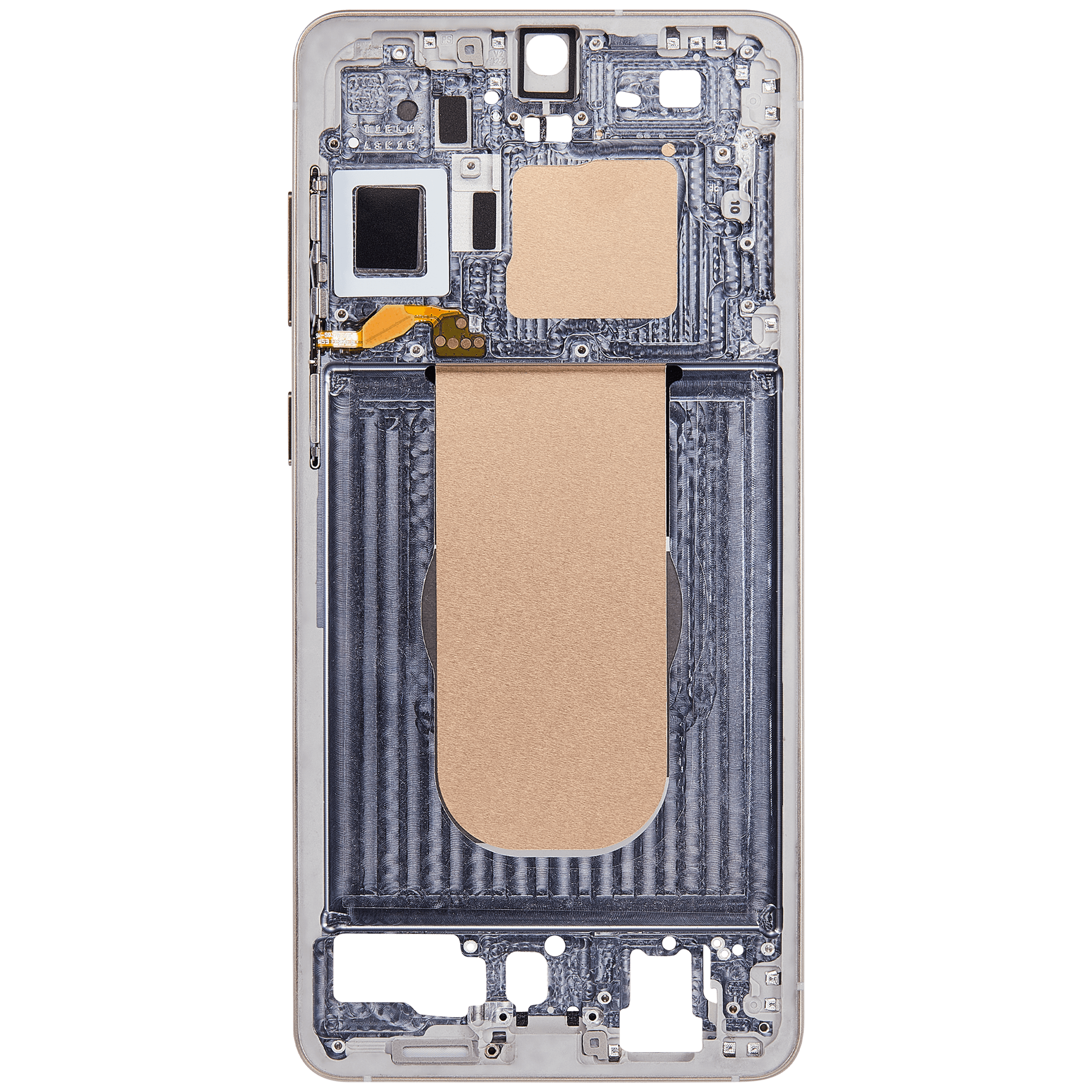 Mittelrahmen für Samsung Galaxy S25 Edge 5G (US & International Version) (Titanium Icyblue / Titanium Silver) – Bild 4