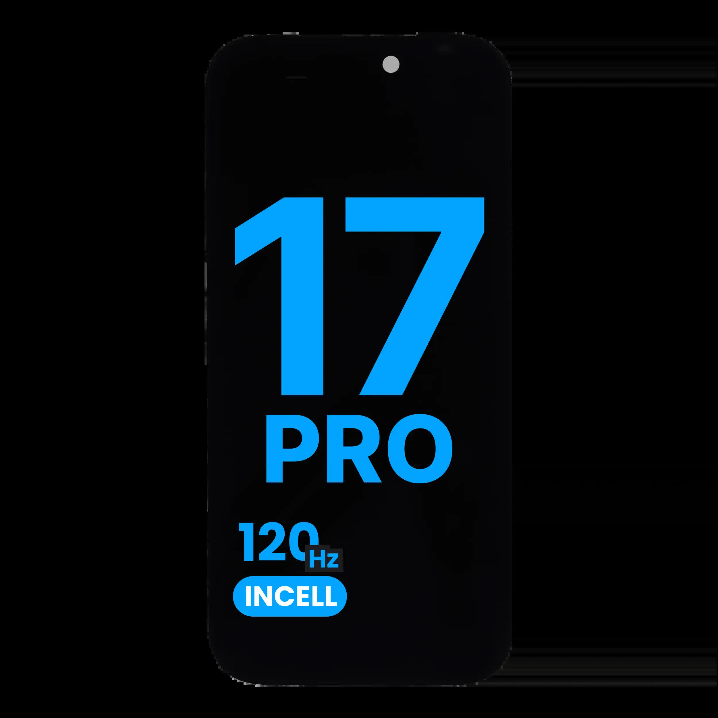 LCD Display für iPhone 17 Pro (Aftermarket: AQ7 / Incell) (120HZ)