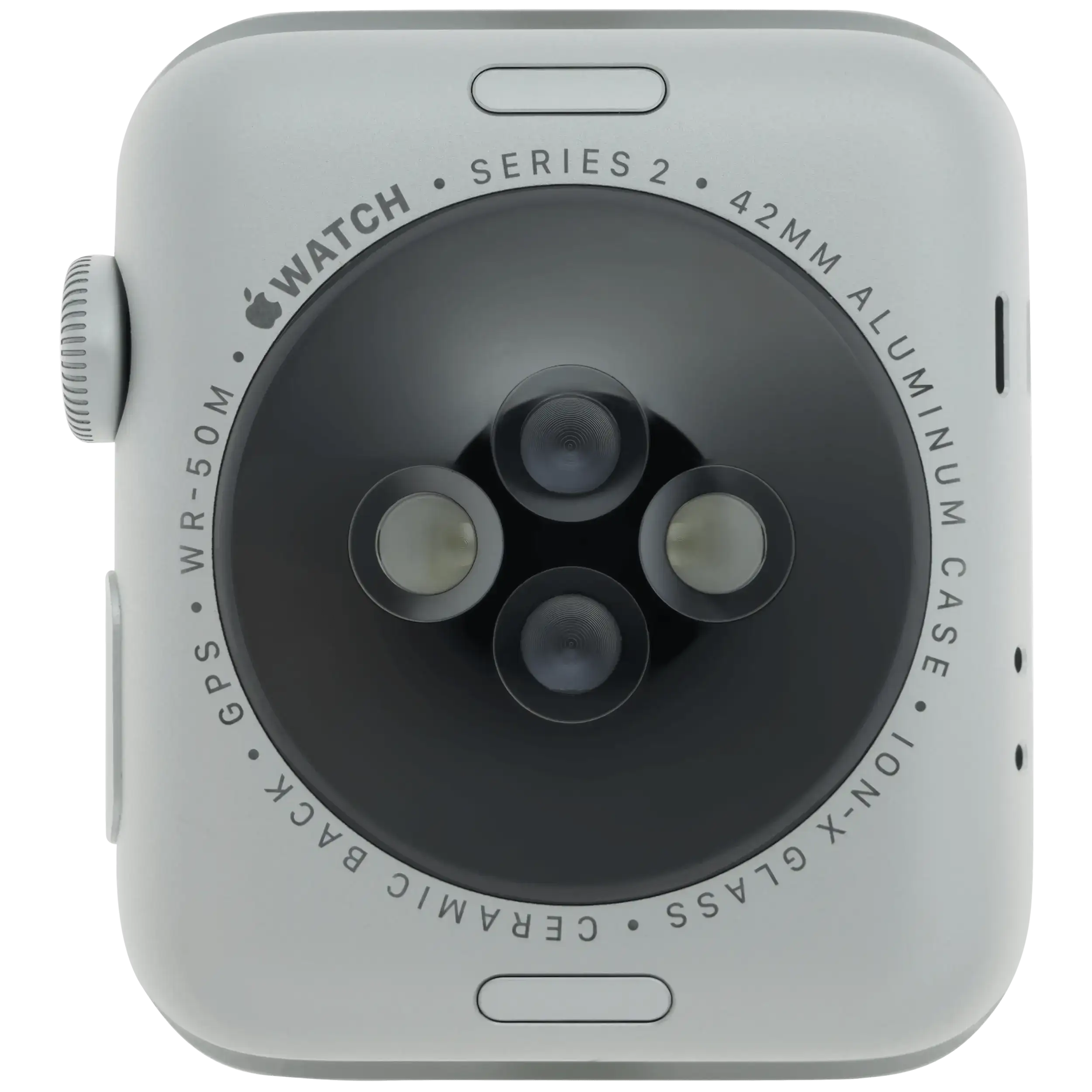 Gehäuse Baugruppe für Watch Series 2 (42MM) (ausgebautes Originalteil: Grade A) (Cellular Version) (Aluminium / Silver) – Bild 3