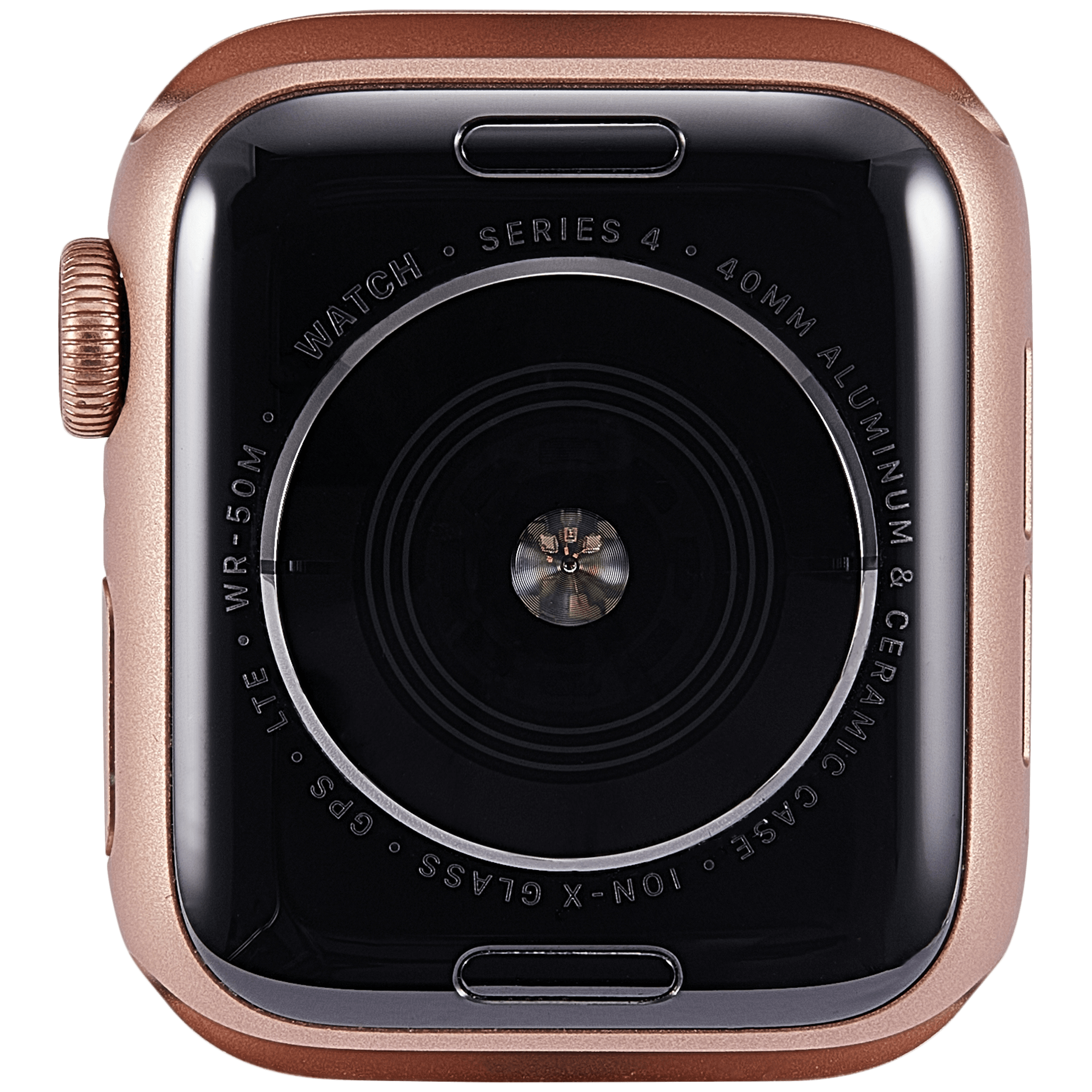 Gehäuse Baugruppe für Watch Series 4 (40MM) (ausgebautes Originalteil: Grade A) (Cellular Version) (Aluminium / Gold) – Bild 3
