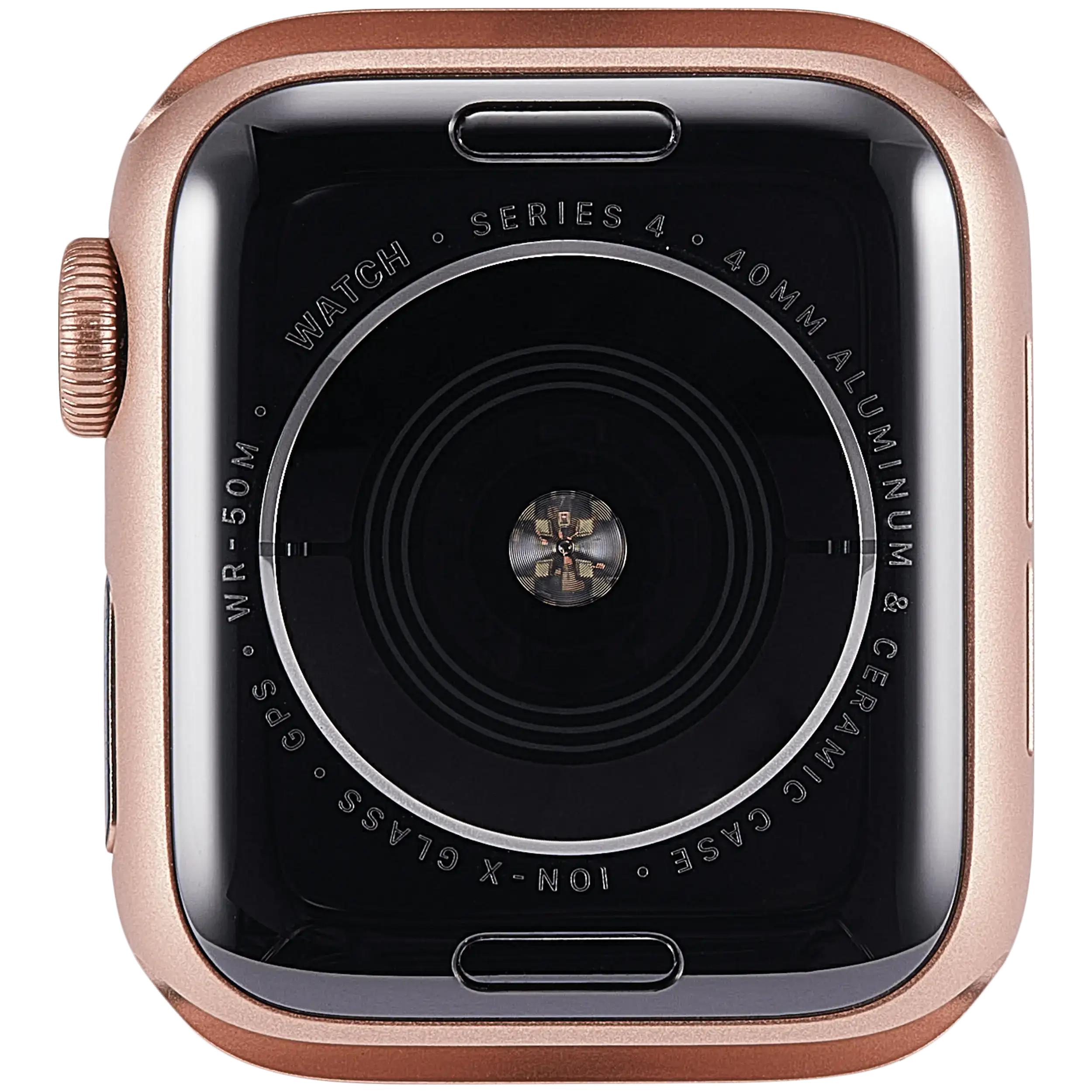 Gehäuse Baugruppe für Watch Series 4 (40MM) (ausgebautes Originalteil: Grade A) (GPS Version) (Aluminium / Gold) – Bild 3