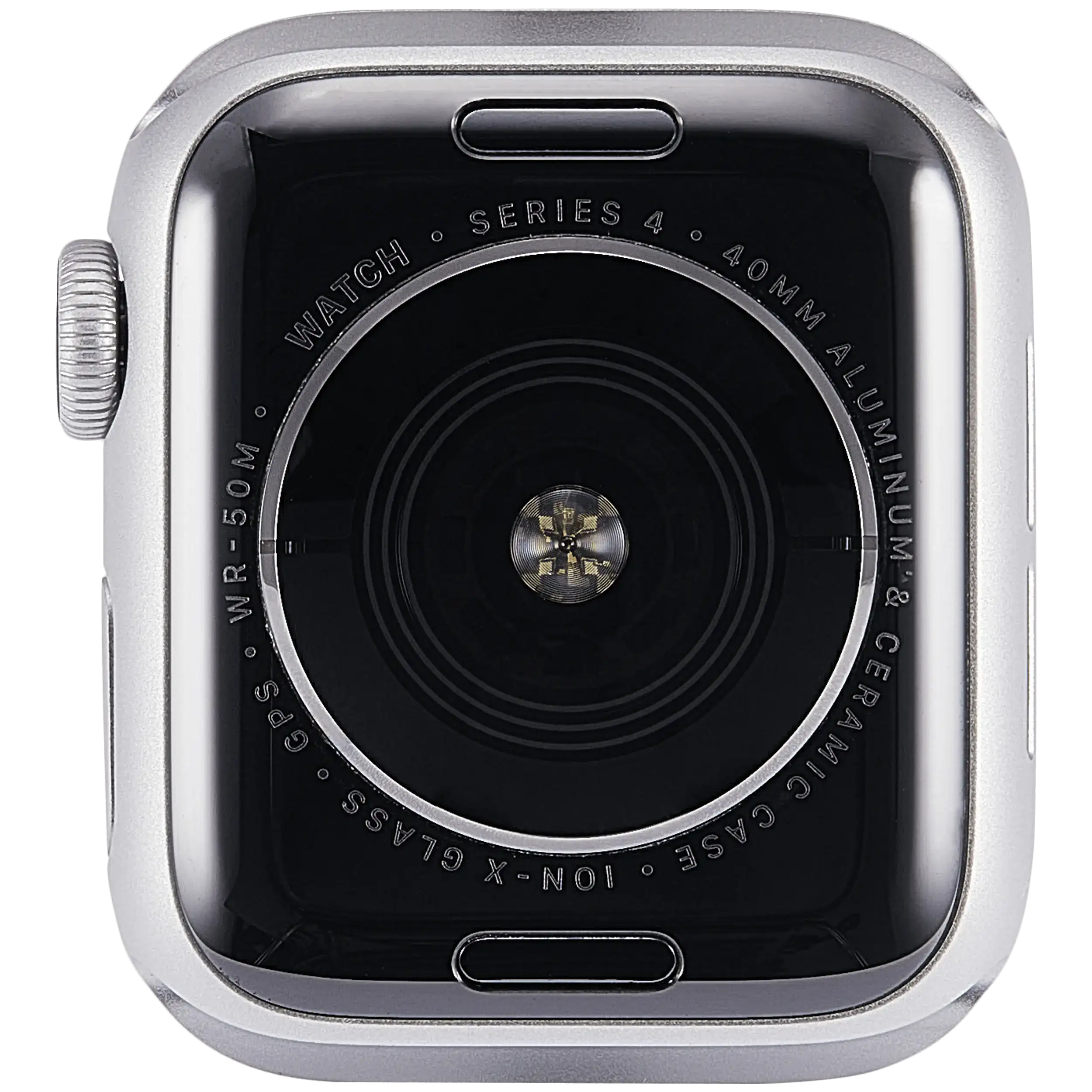 Gehäuse Baugruppe für Watch Series 4 (40MM) (ausgebautes Originalteil: Grade A) (GPS Version) (Aluminium / Silver) – Bild 3