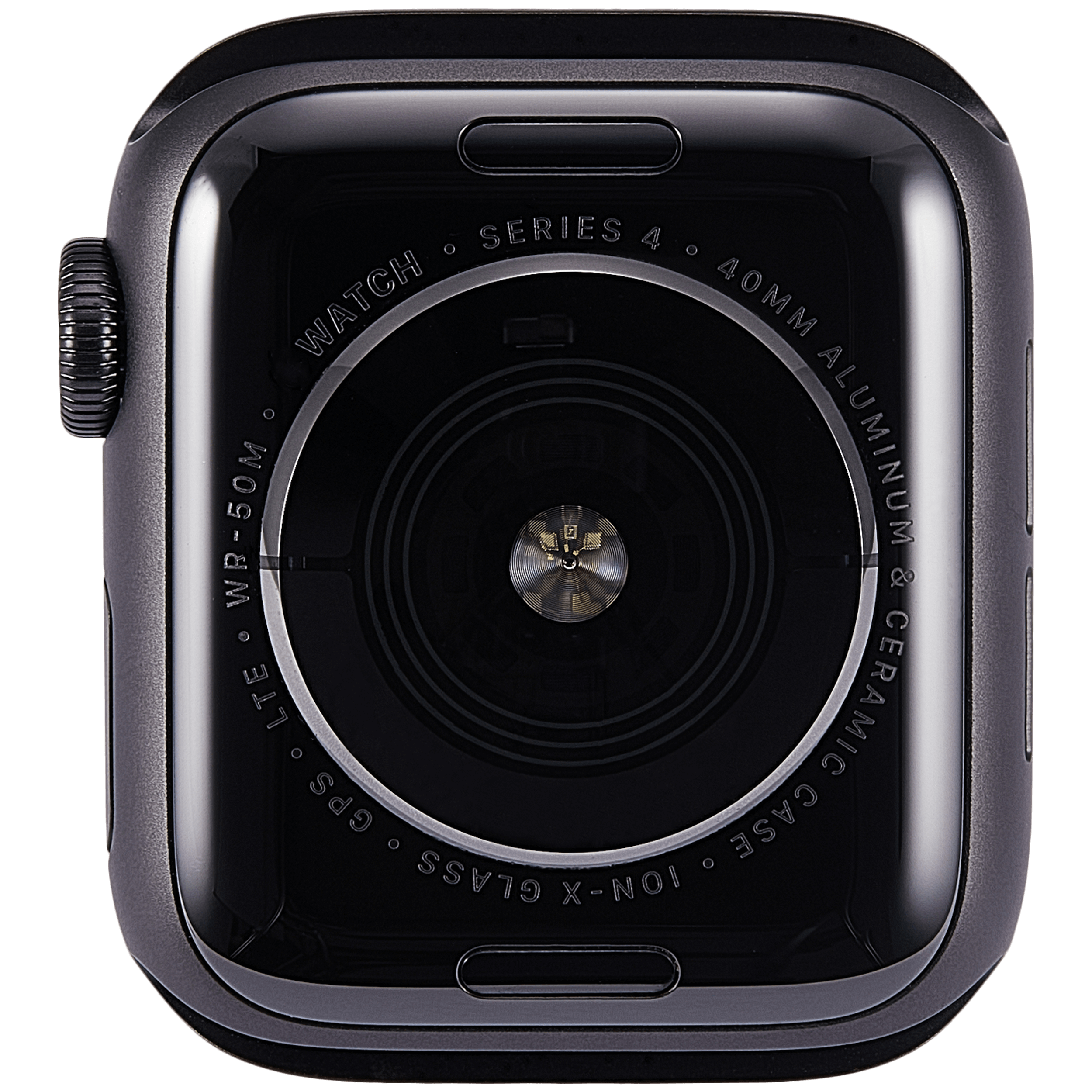 Gehäuse Baugruppe für Watch Series 4 (40MM) (ausgebautes Originalteil: Grade A) (Cellular Version) (Aluminium / Space Black) – Bild 3