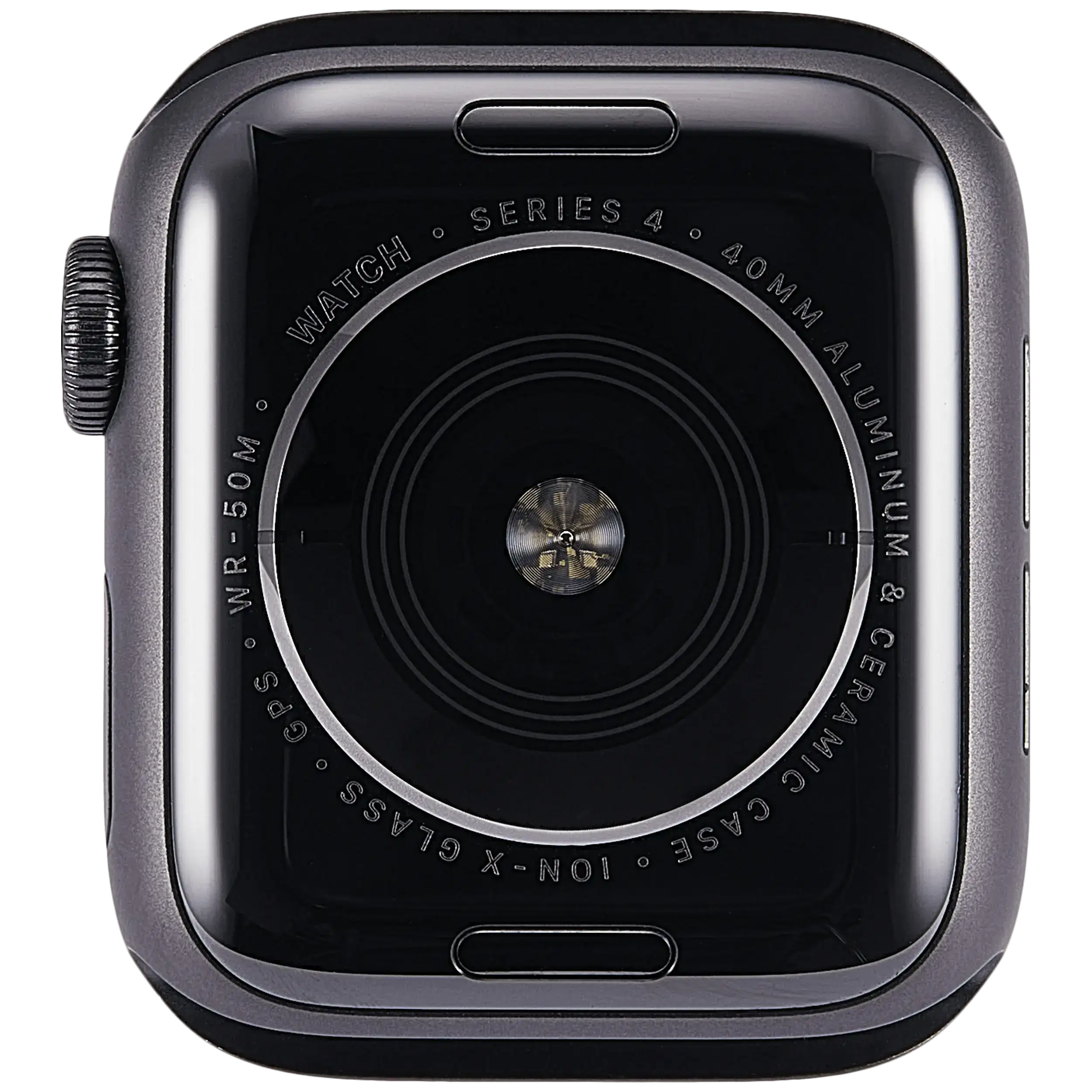 Gehäuse Baugruppe für Watch Series 4 (40MM) (ausgebautes Originalteil: Grade A) (GPS Version) (Aluminium / Space Black) – Bild 3